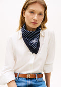 LOGO SQUARE SCARF - Foulard - space blue