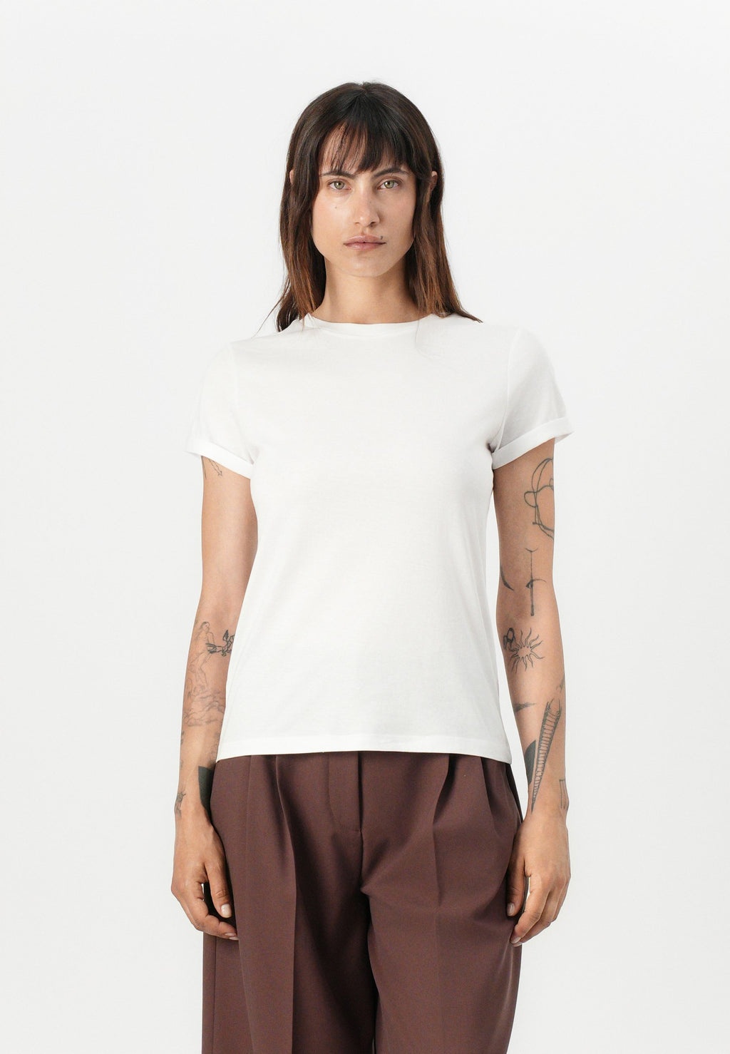 THE PLAIN TEE - Basic T-shirt - white