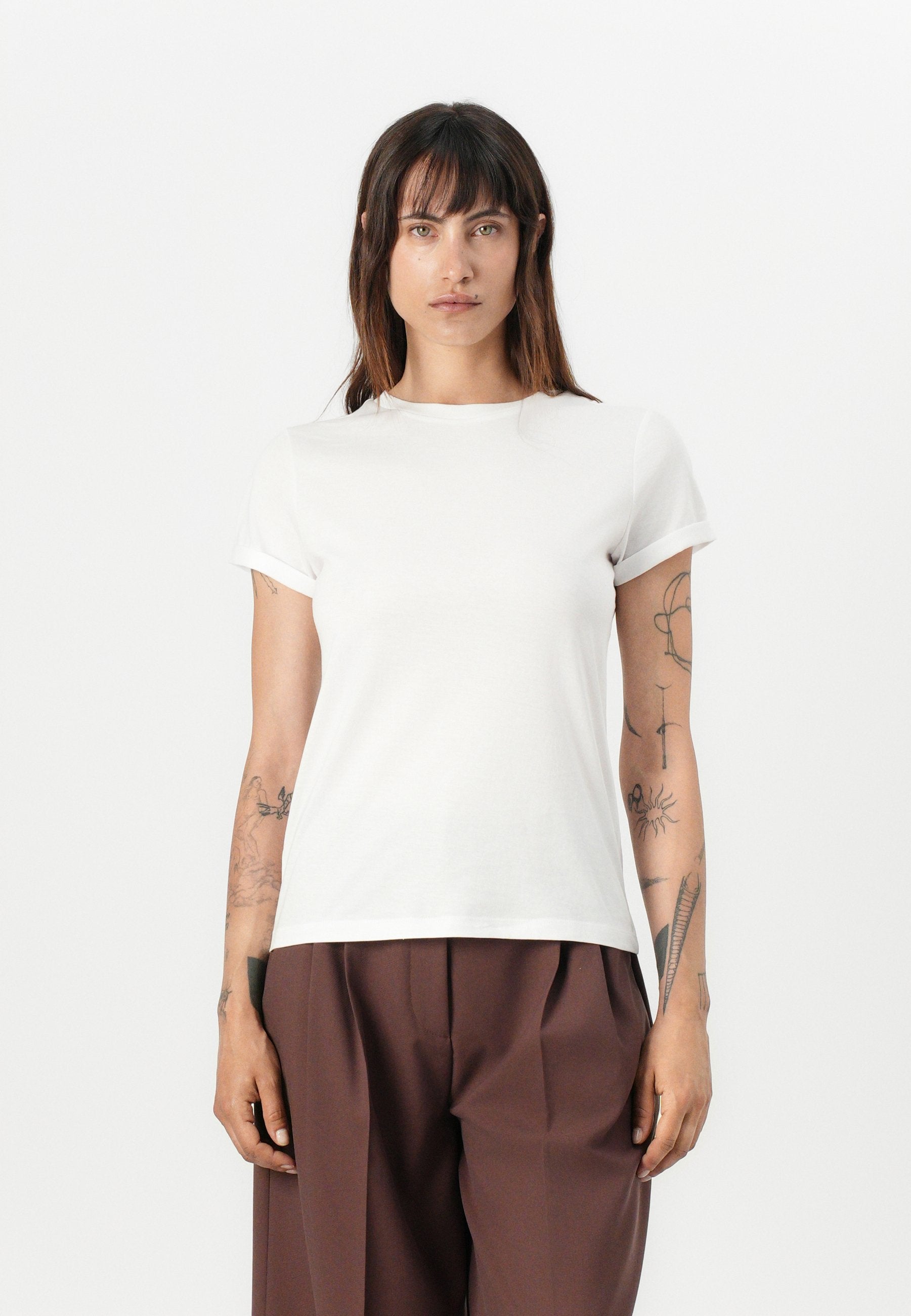 THE PLAIN TEE - Basic T-shirt - white