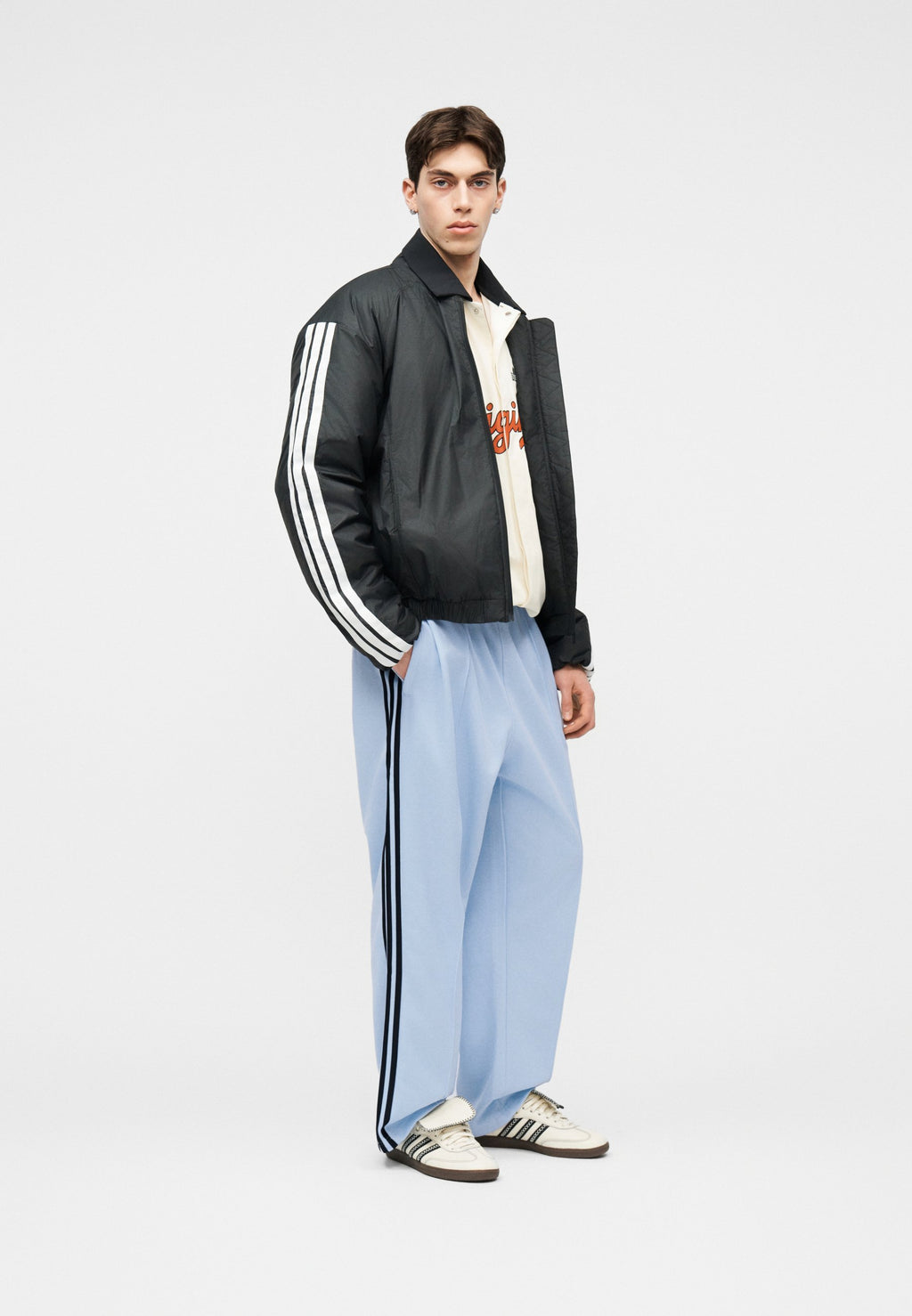 FIREBIRD OVERSIZED FIT UNISEX - Tracksuit bottoms - crystal sky