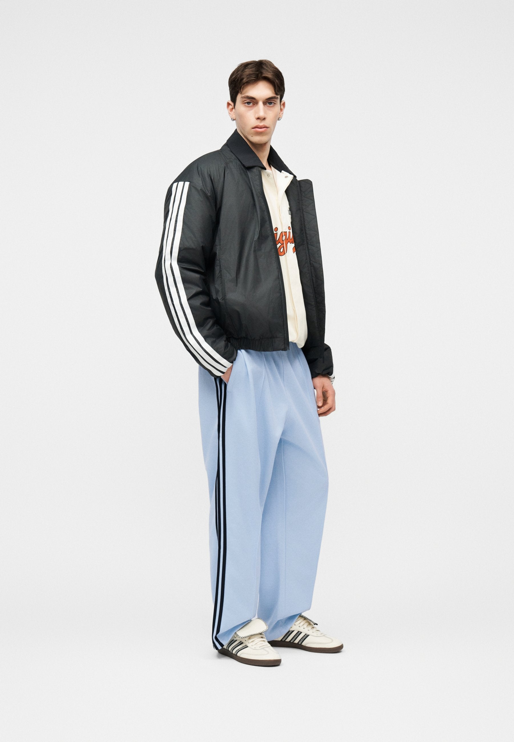FIREBIRD OVERSIZED FIT UNISEX - Tracksuit bottoms - crystal sky