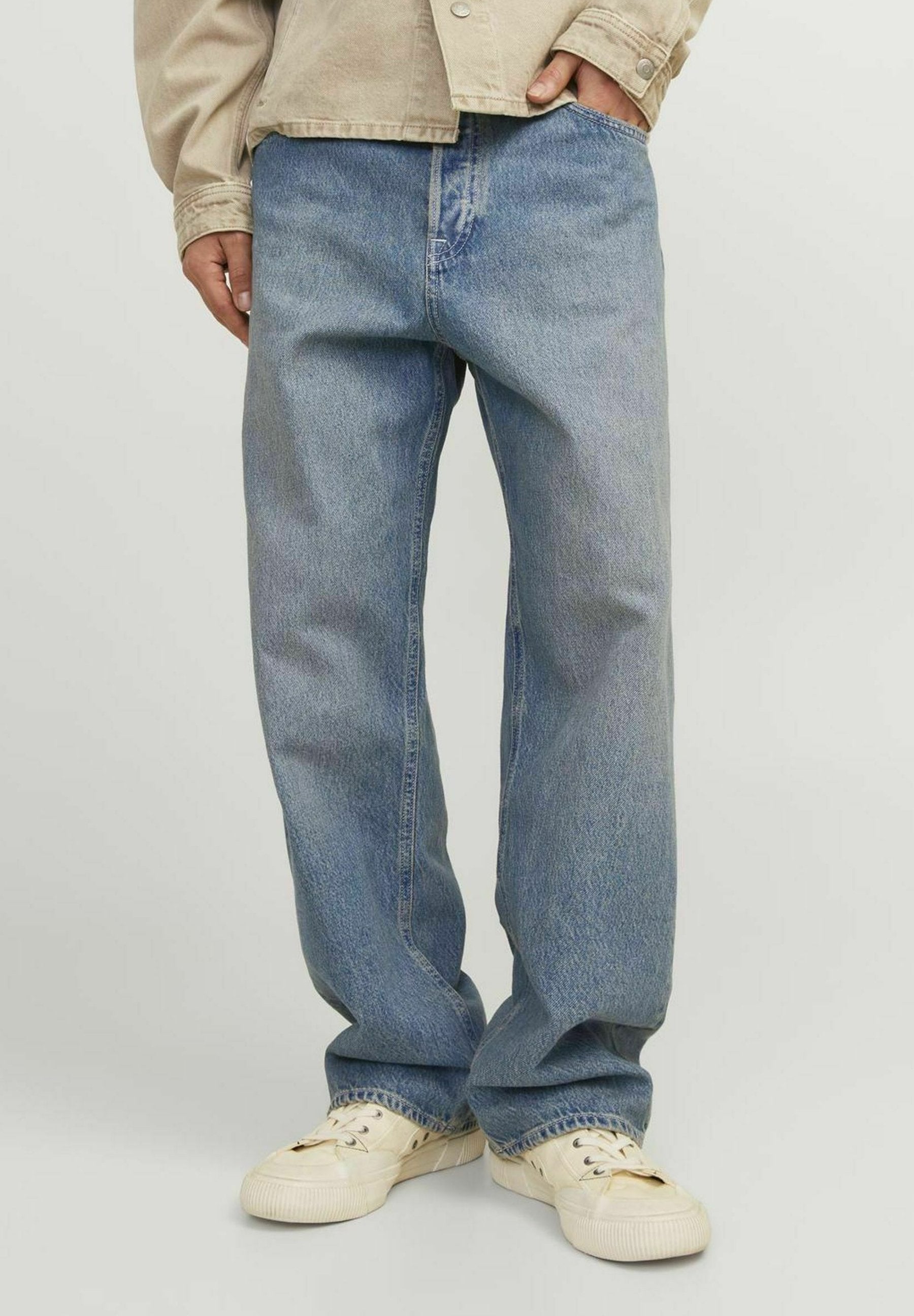 gy fit JJIALEX JJORIGINAL SBD 308 NOOS - Baggy Jeans - blue denim
