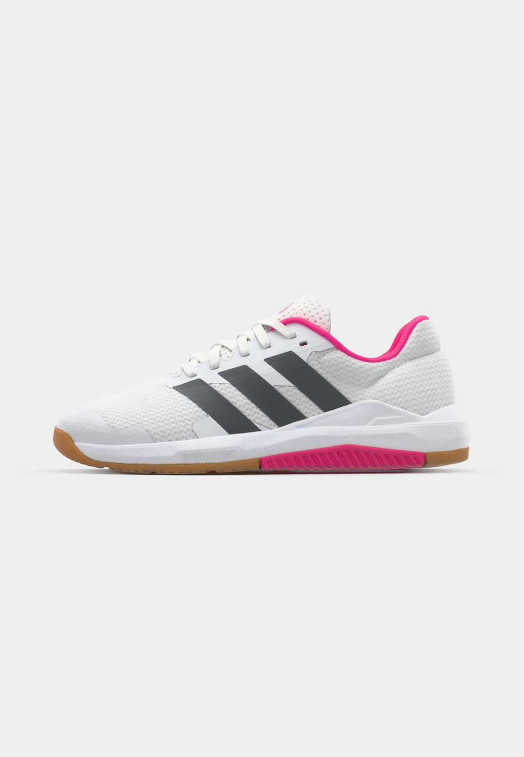 DS BASE - Training shoe - footwear white/grey five/shock pink