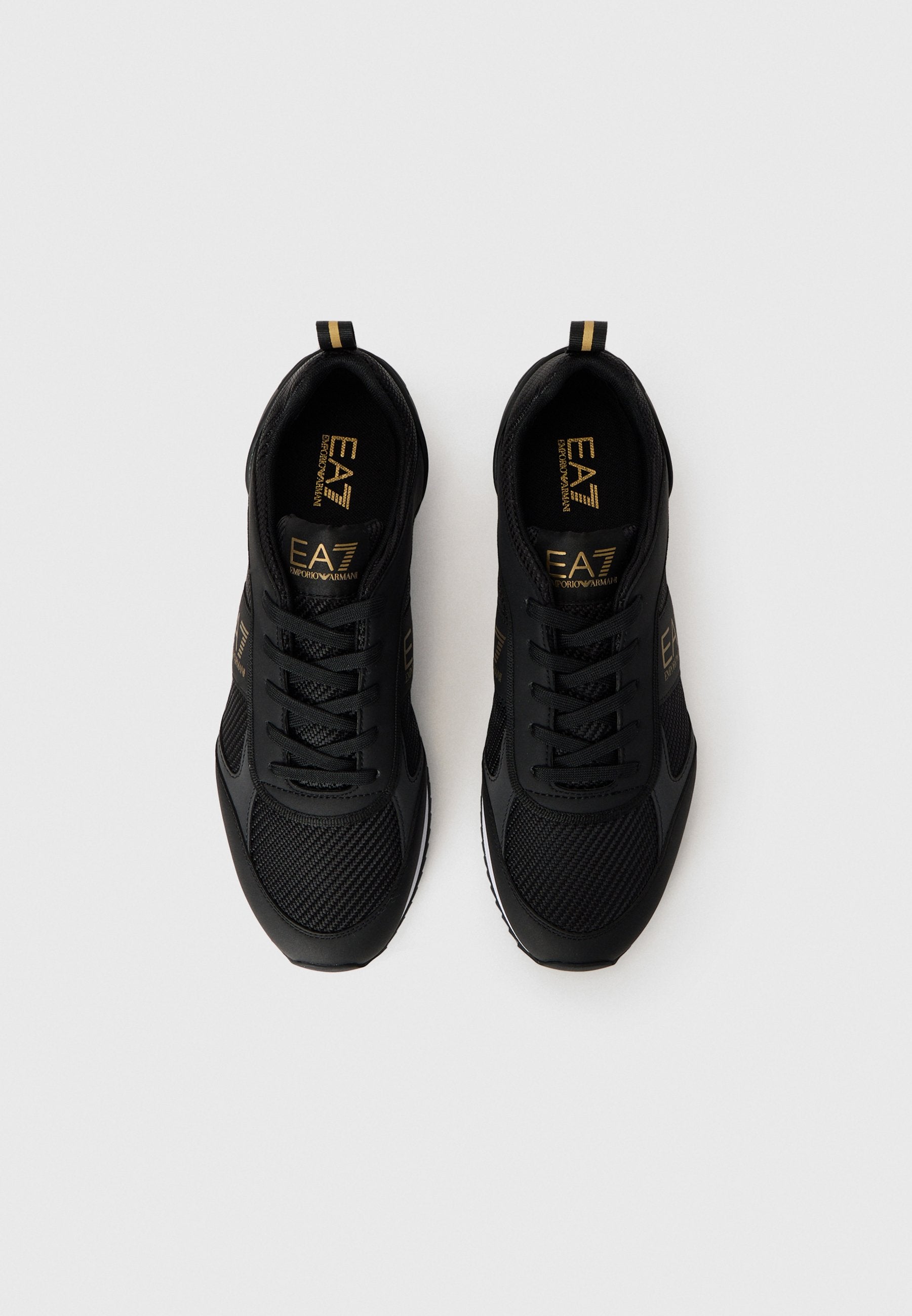 UNISEX - Trainers - black/gold-coloured/white