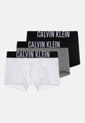 3 PACK  - Boxer briefs - white/black/grey heather