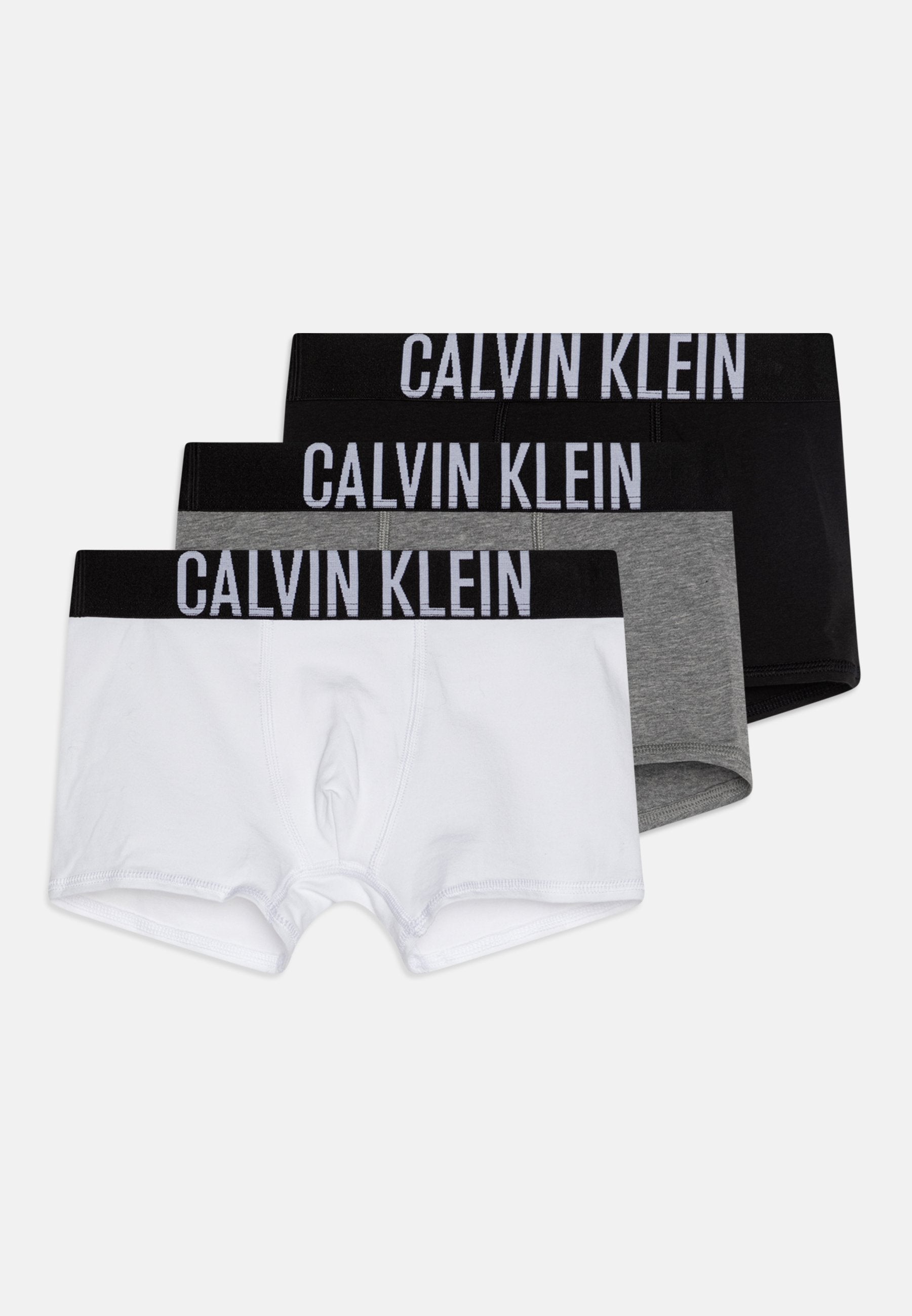 3 PACK  - Boxer briefs - white/black/grey heather