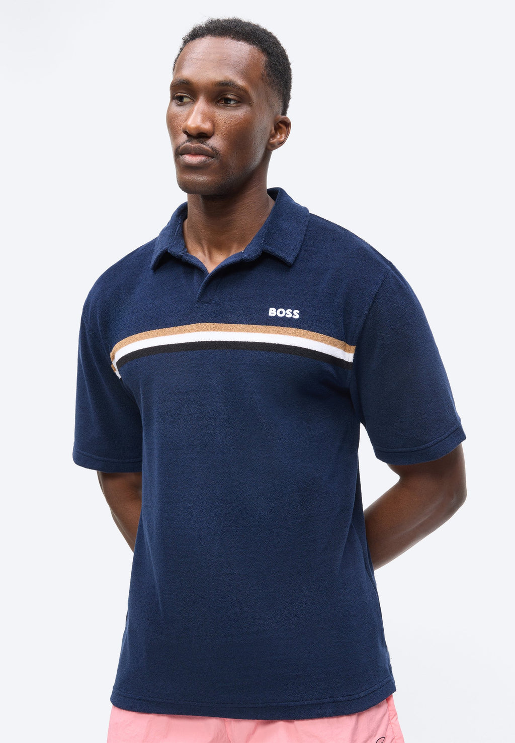 ICONIC POLO SHIRT - Beach accessory - navy