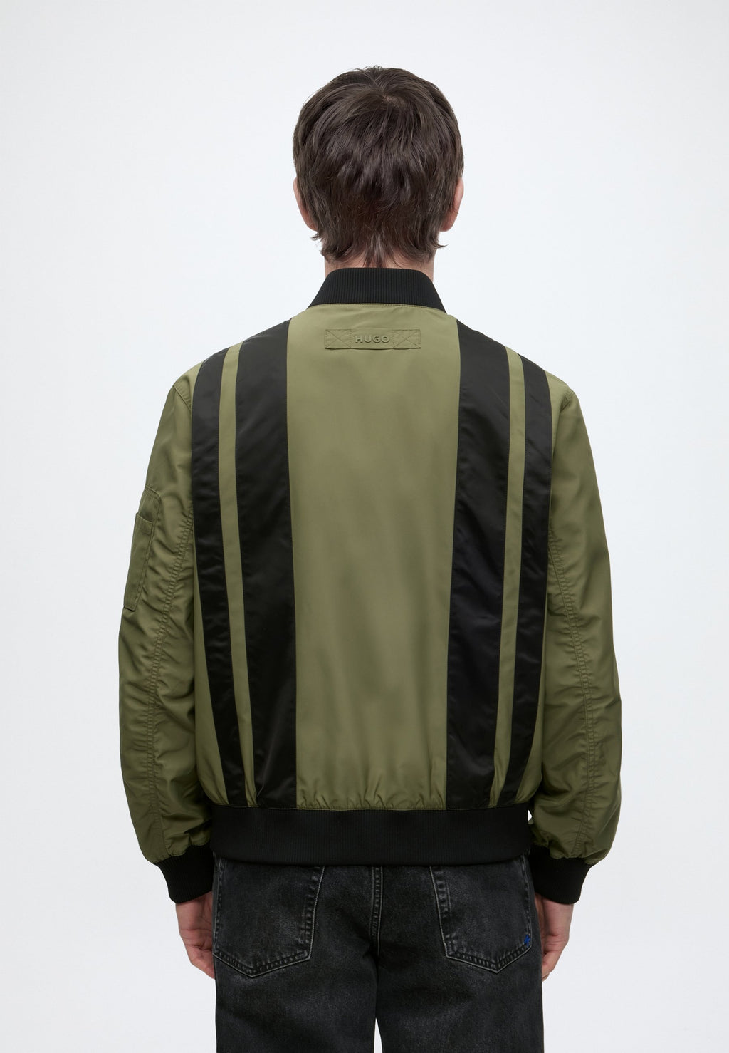 BADAMO - Bomber Jacket - open green