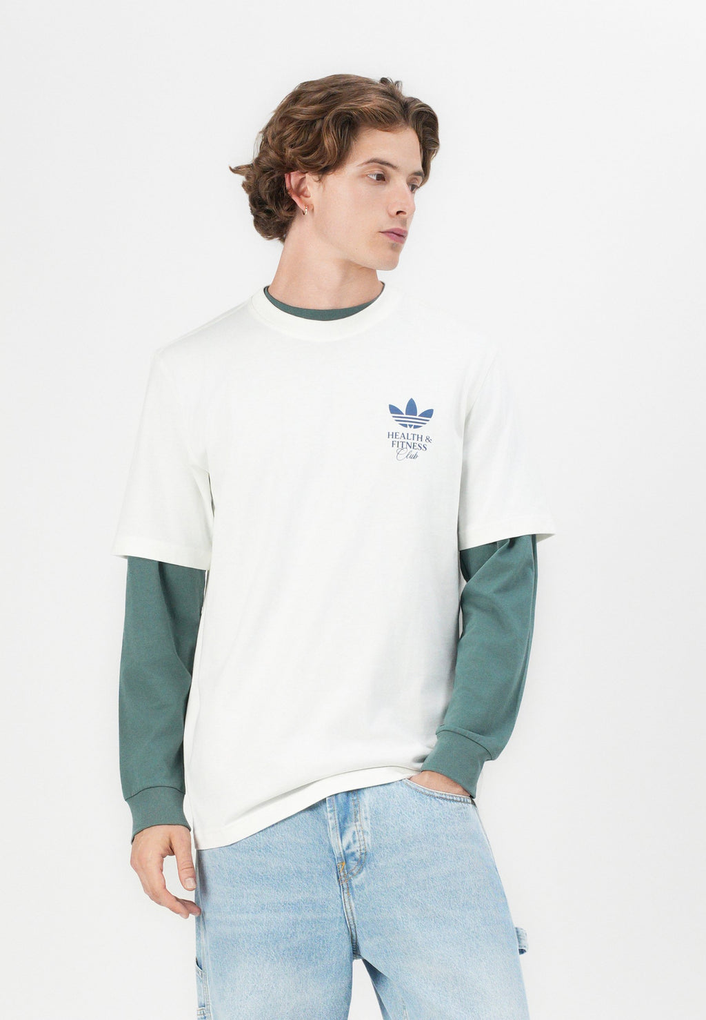 HEALTH CLUB UNISEX - Print T-shirt - off white