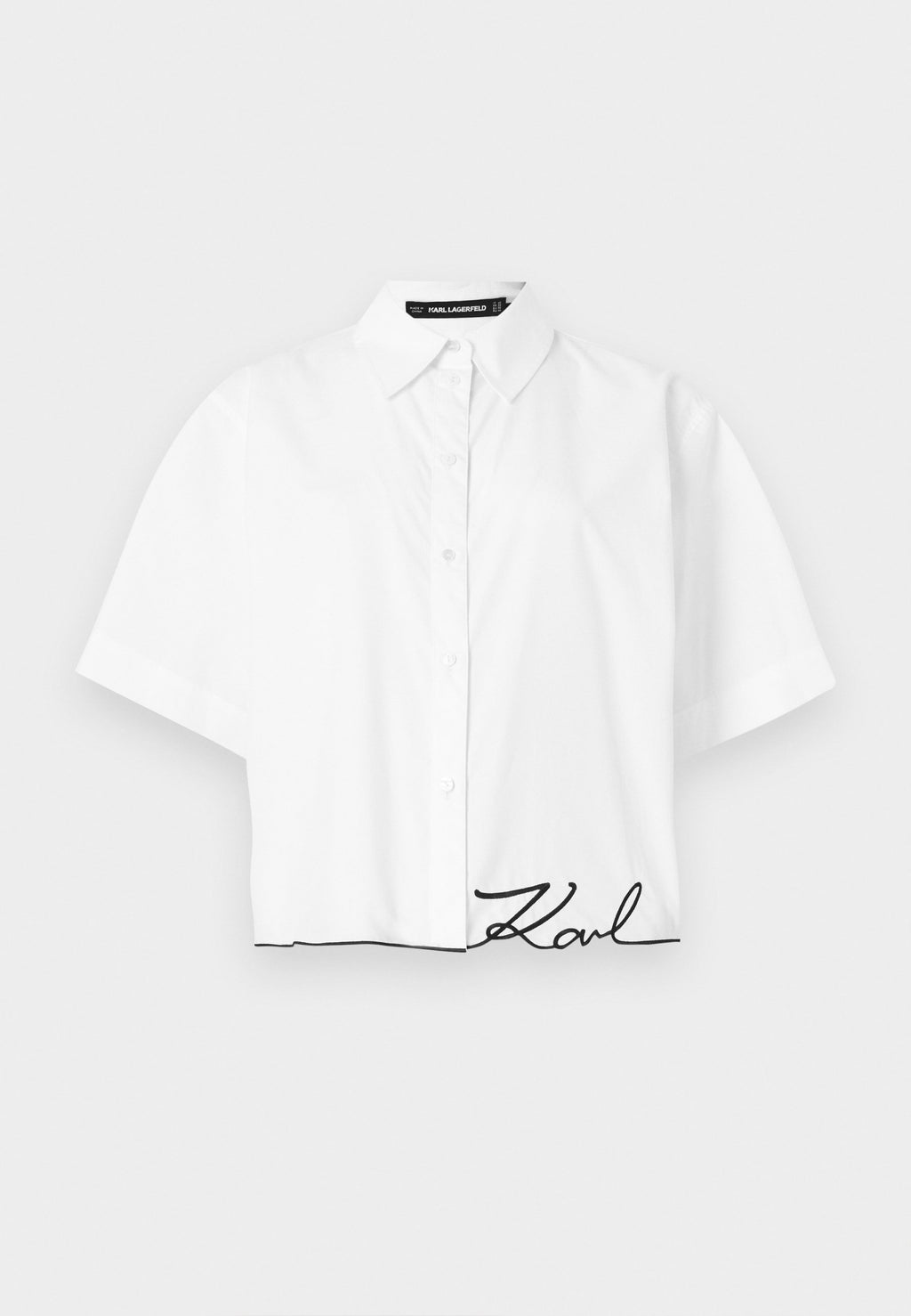 SIGNATURE - Button-down blouse - white