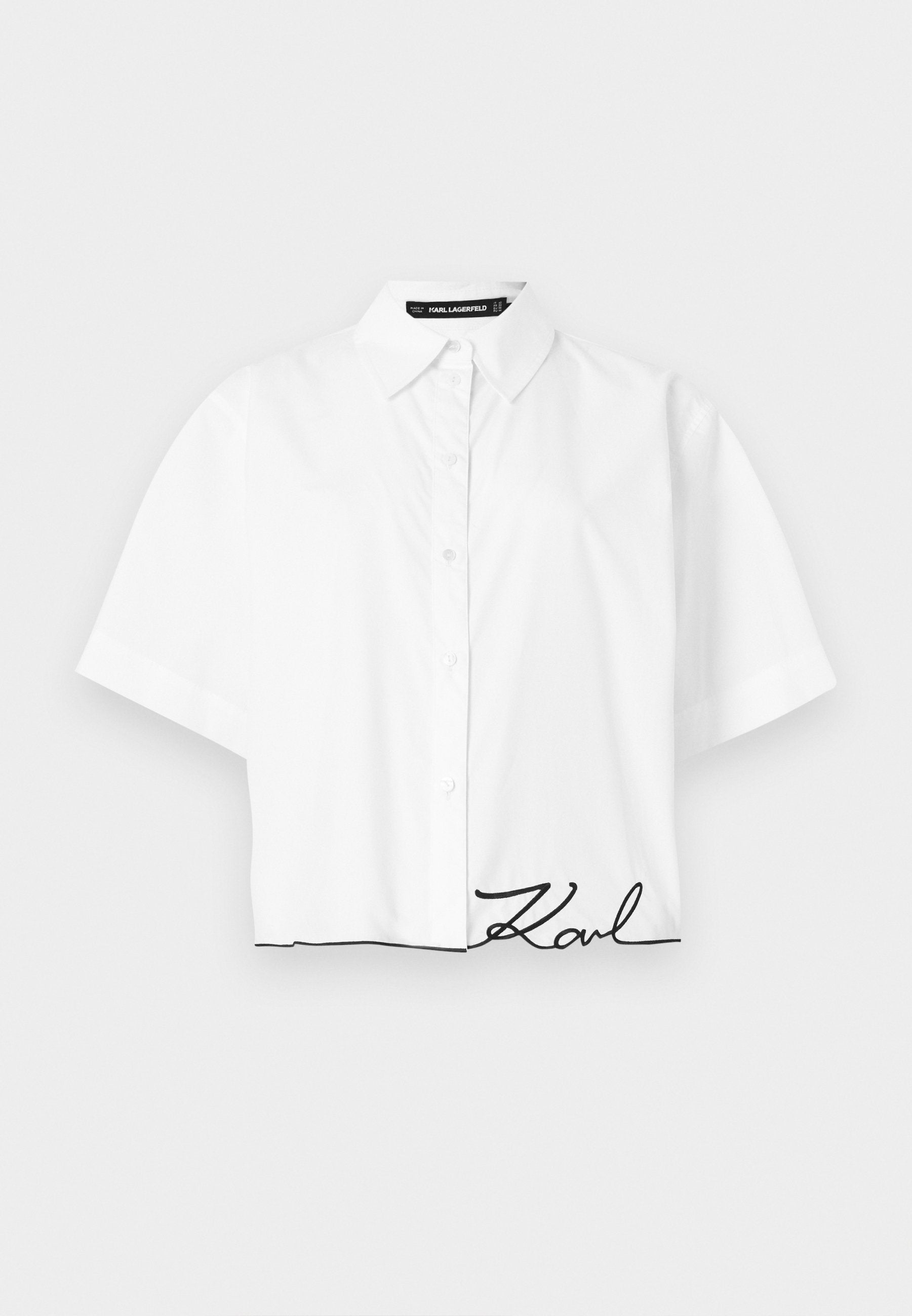 SIGNATURE - Button-down blouse - white