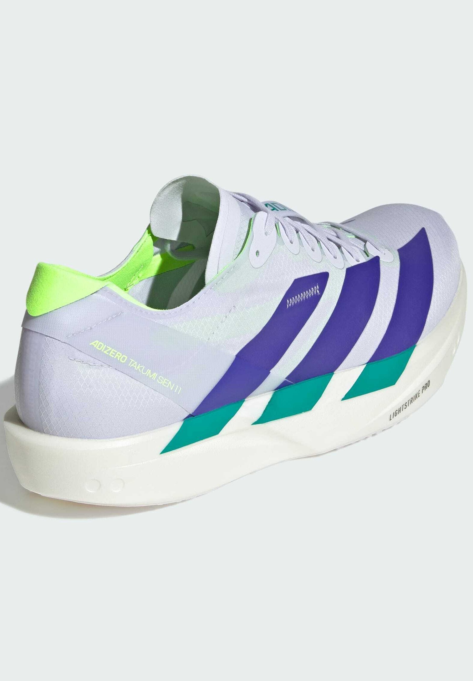 أحذية ADIZERO TAKUMI SEN 11 - على الطرق - بنفسجي مجمد/بنفسجي شمسي/أخضر معدات