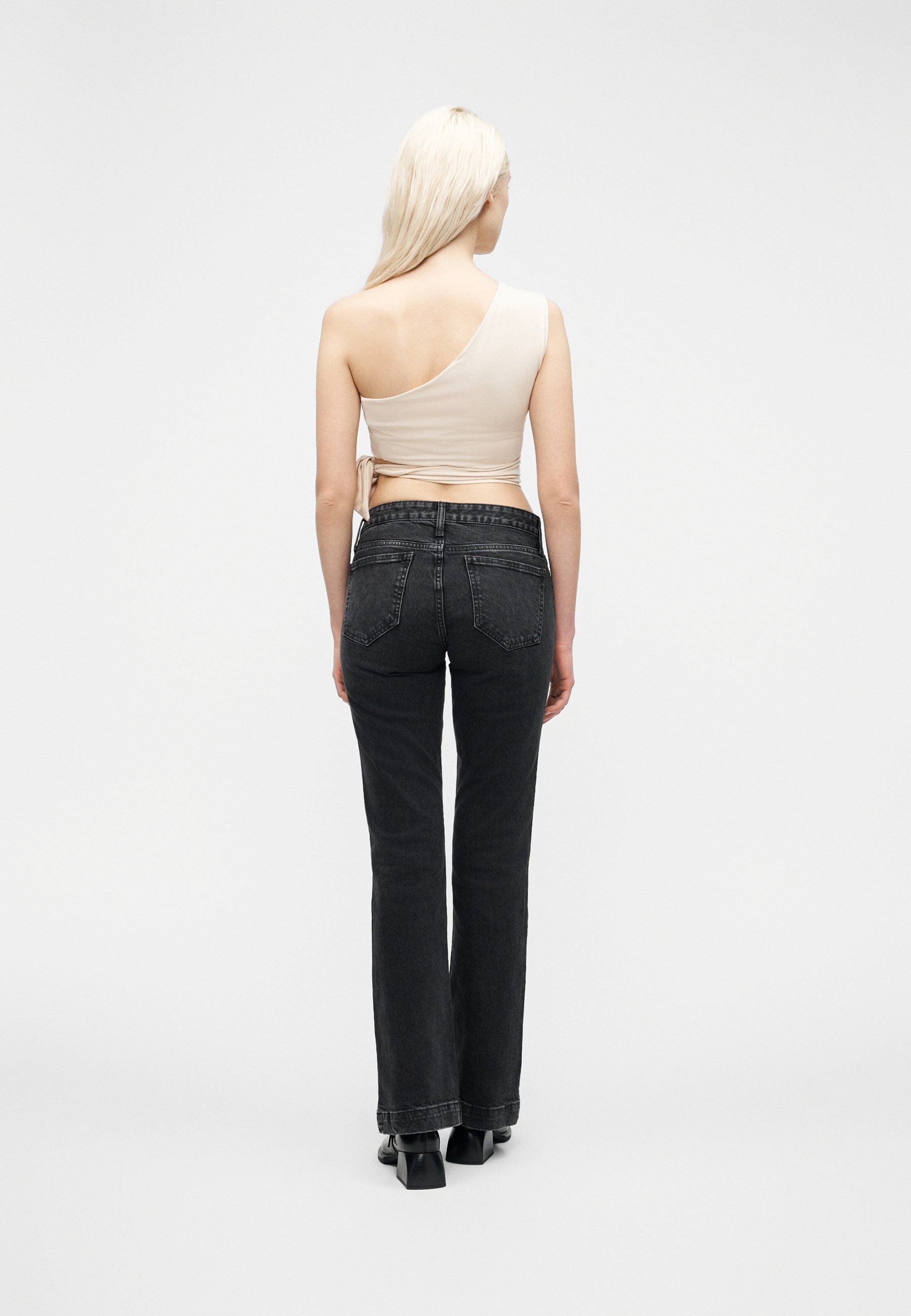 BOOT SANDY - Bootcut jeans - black