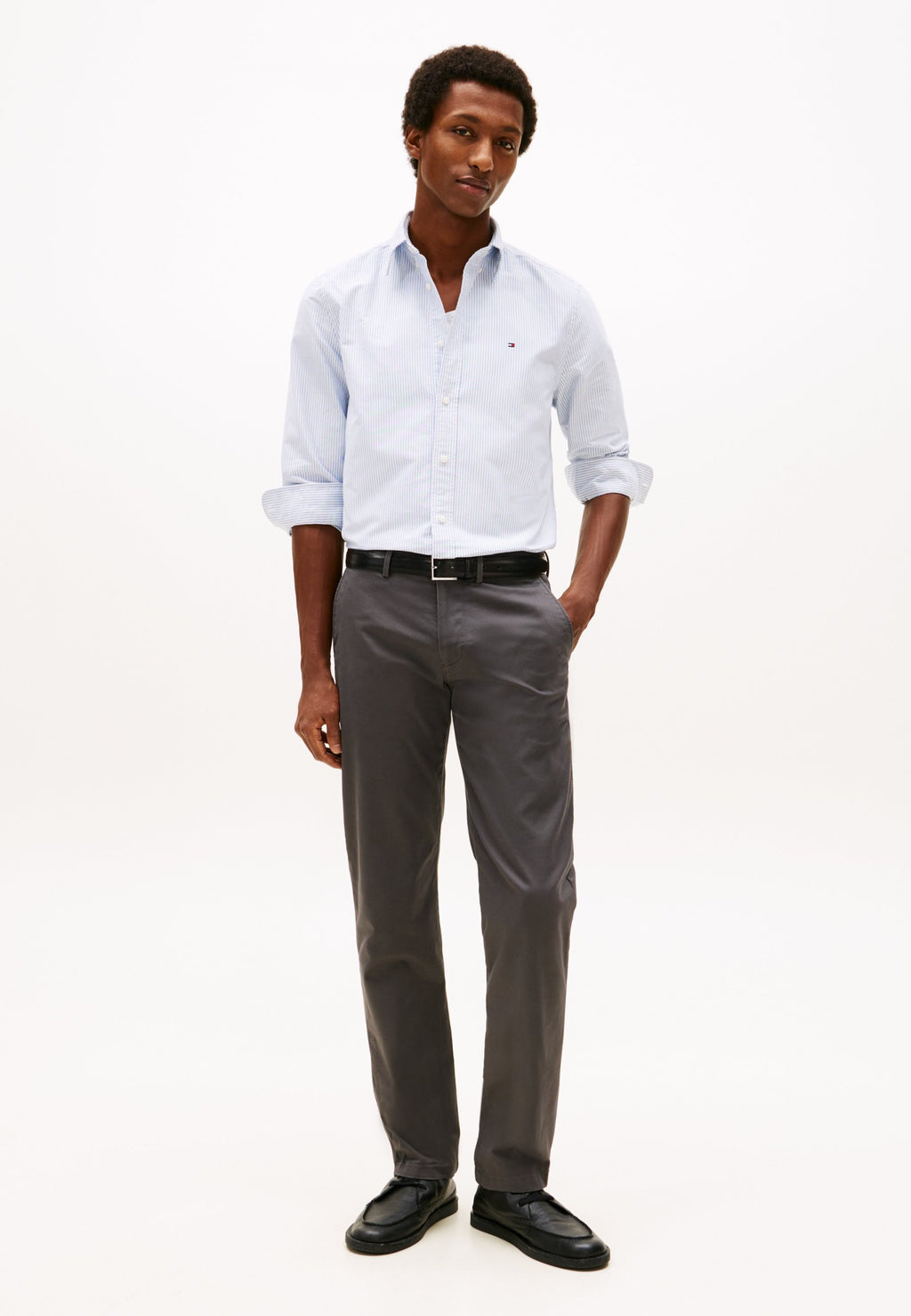 CORE DENTON - Chino Pantolon - koyu gri