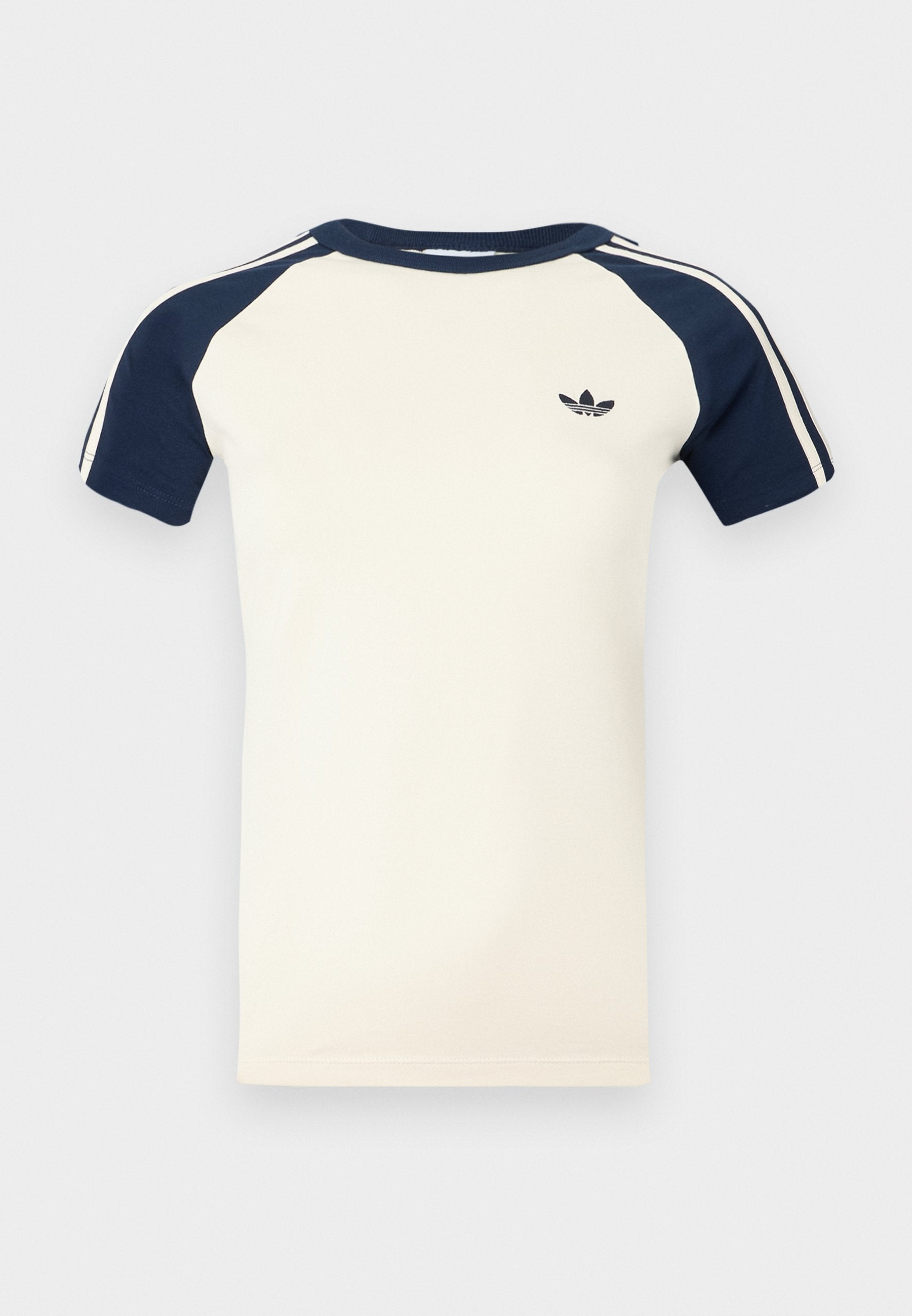TEE - Print T-shirt - warm vanilla/night indigo