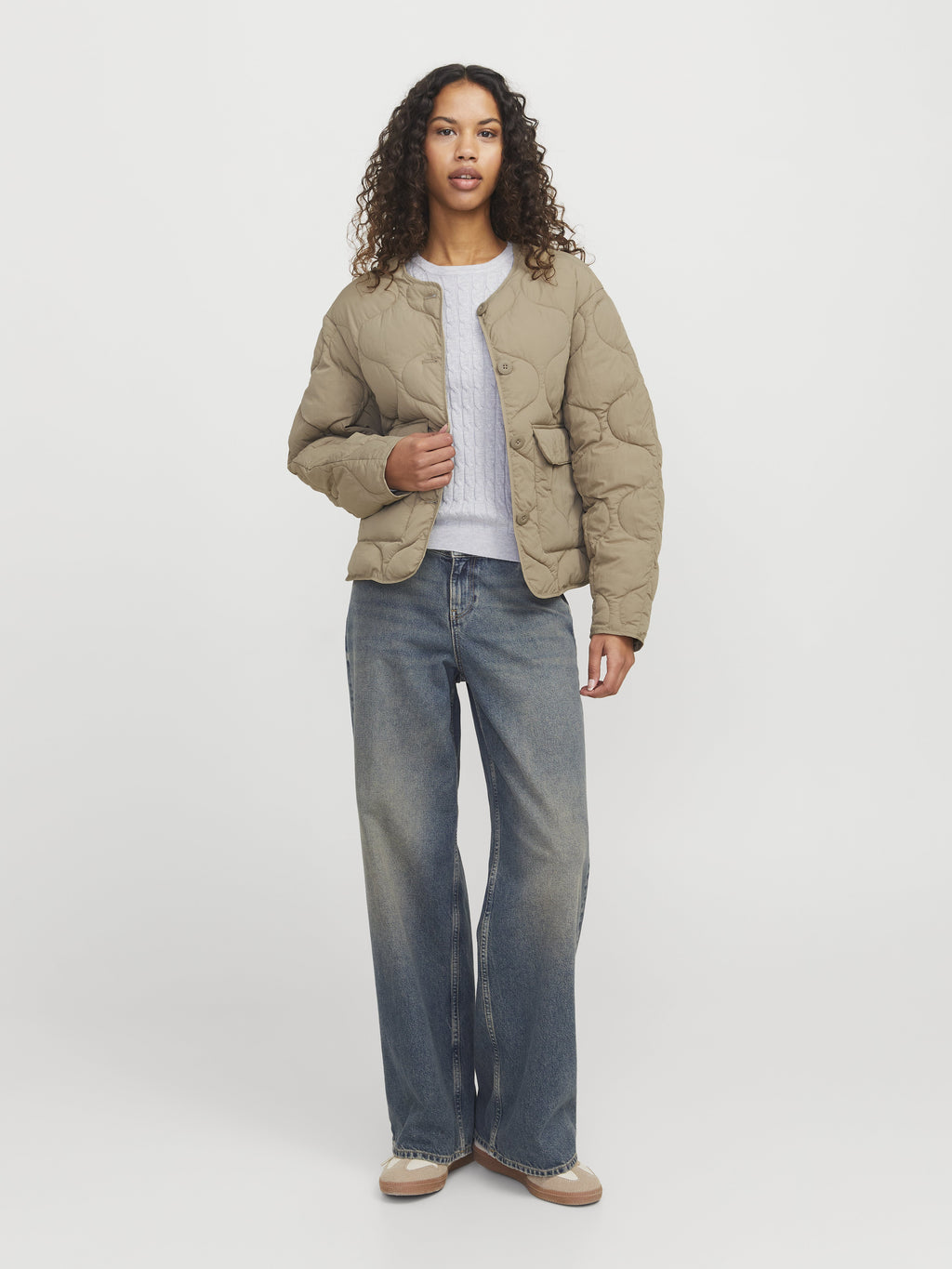 Quilted JXHOPE Quilted - Light jacket - coriander