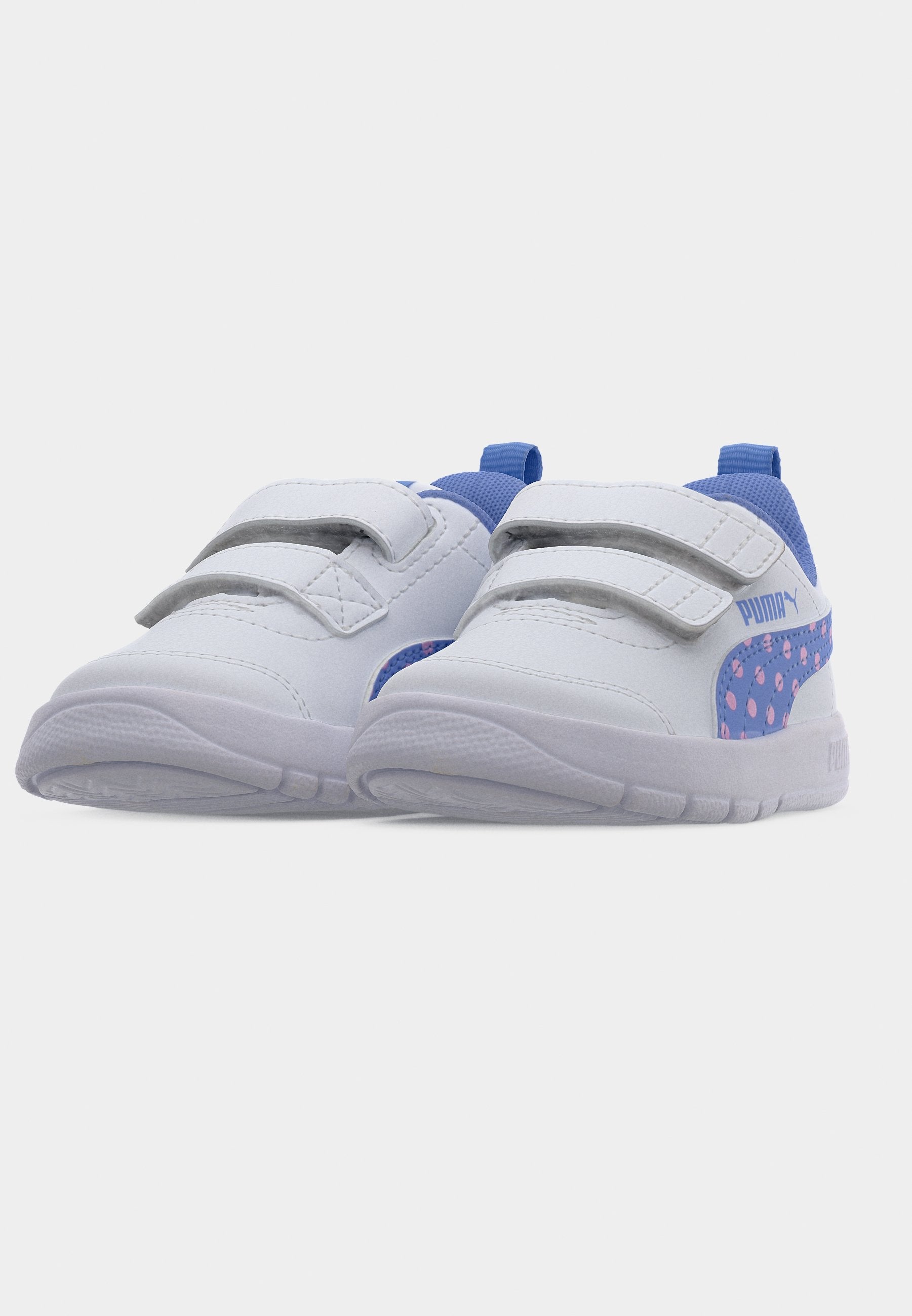COURTFLEX V3 DOTTY UNISEX - Road running shoes - white/intense lavender/pink shimmer