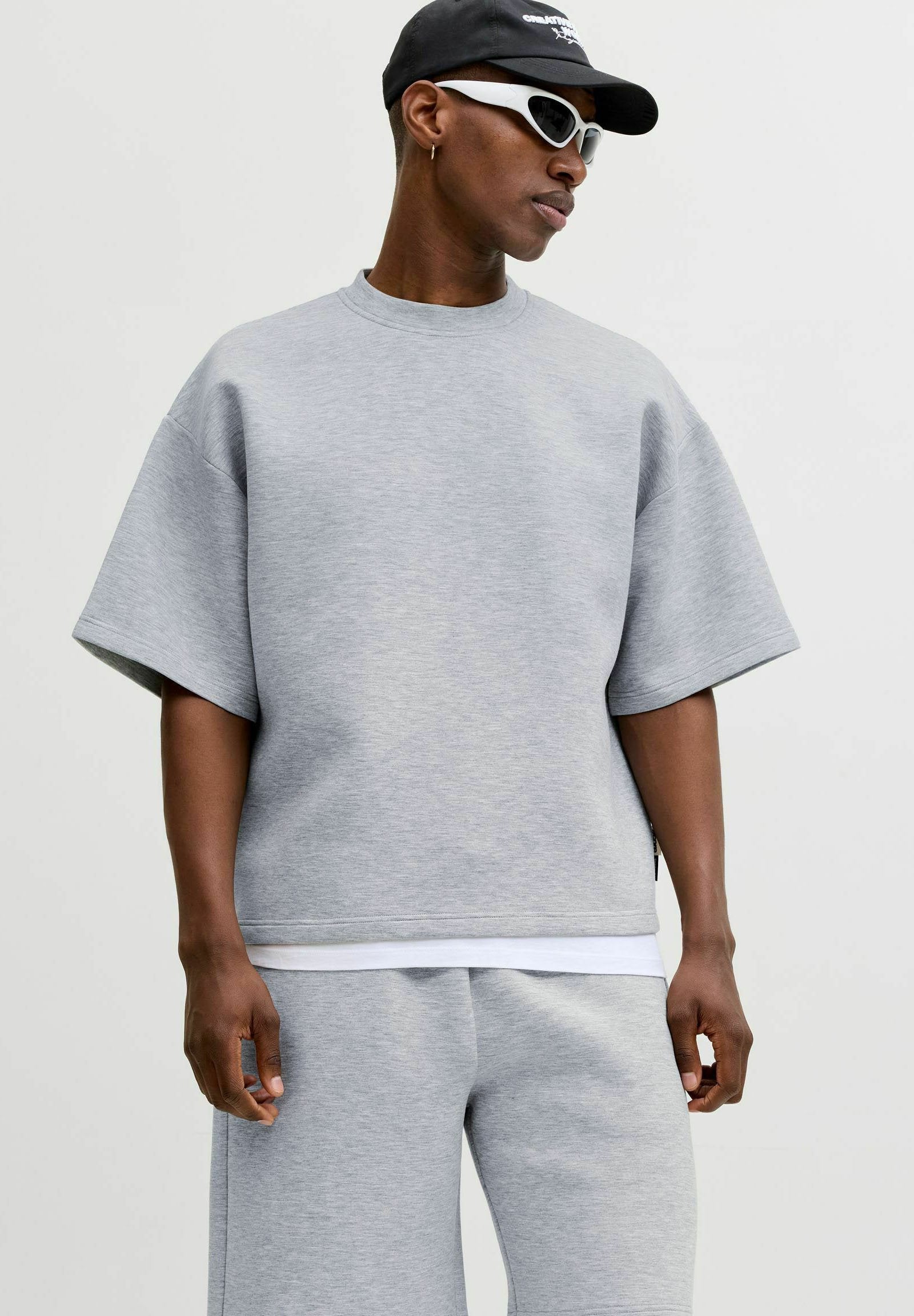 Sweats Plain Sweats - Basic T-shirt - light grey melange
