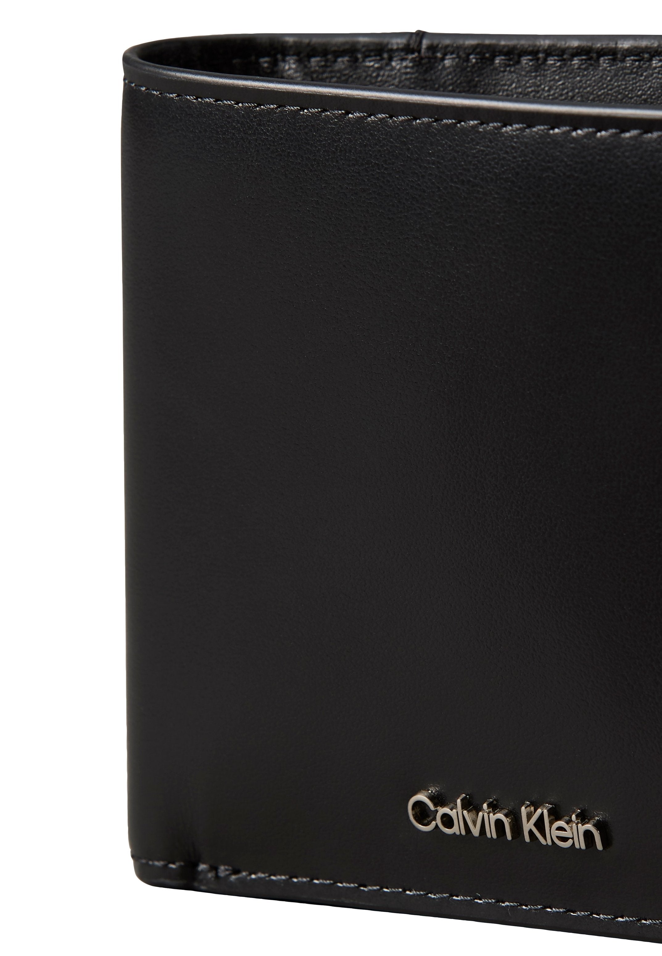 RAISED BILLFOLD COIN - Wallet - black