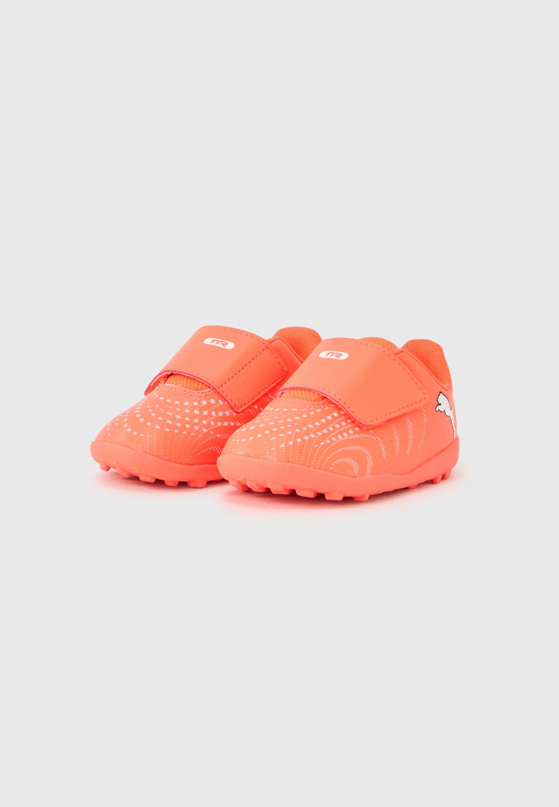FUTURE 9 PLAY TT VELCRO - Turf football boots - glowing red/white/black