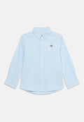 SHIELD STRIPE SHIRT - Shirt - sky blue