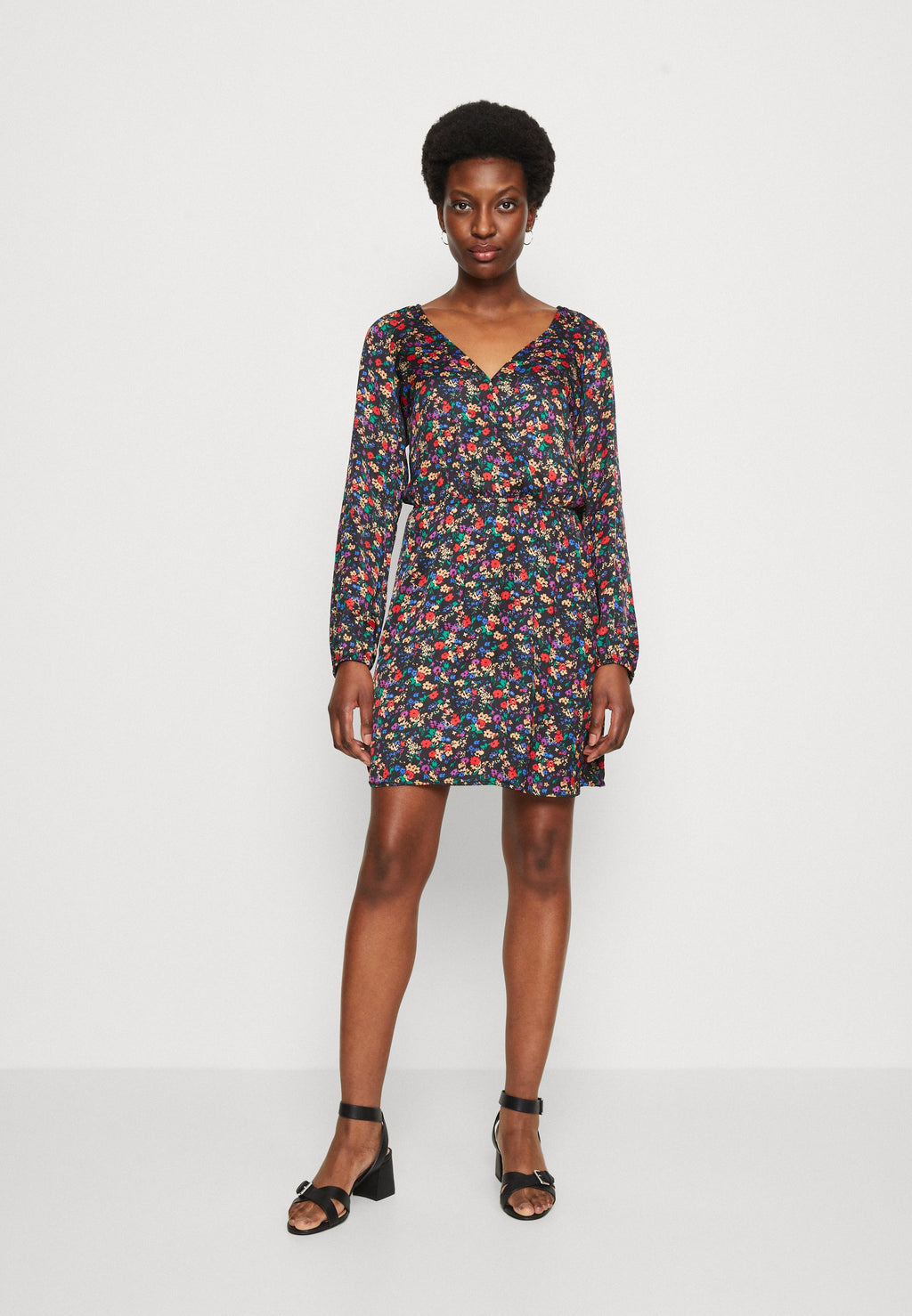 WRAP MINI DRESS - Day dress - celebration floral