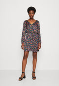 WRAP MINI DRESS - Day dress - celebration floral