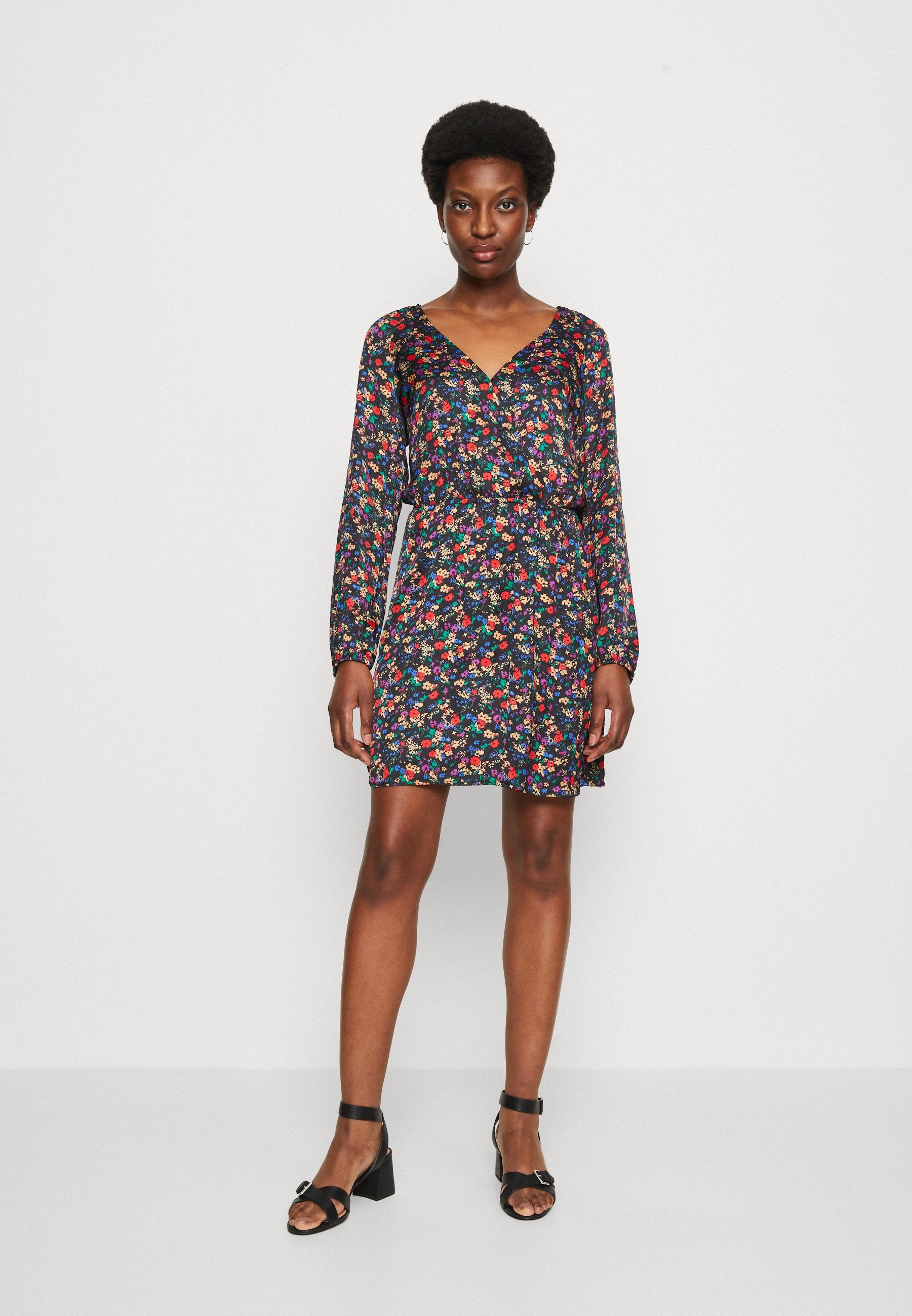 WRAP MINI DRESS - Day dress - celebration floral