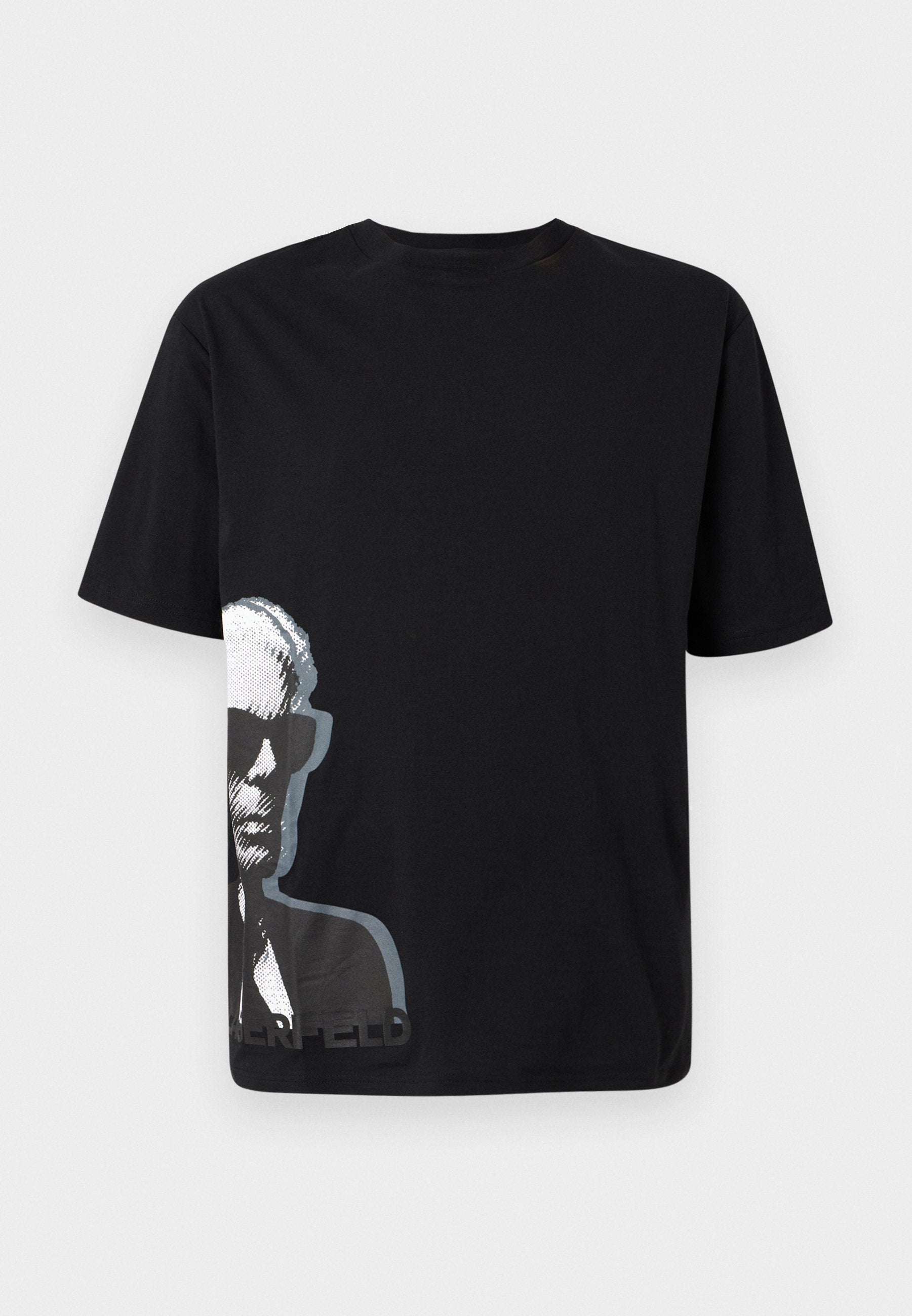 CREW NECK - Print T-shirt - black