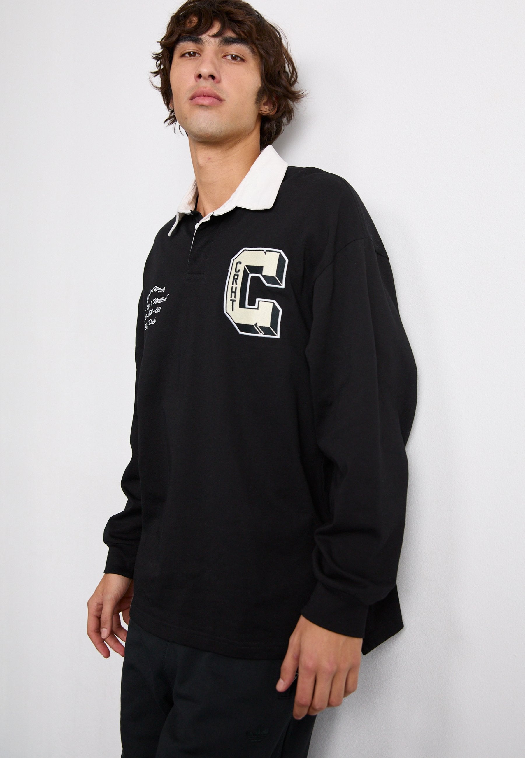 WIDE - Tracksuit bottoms - black