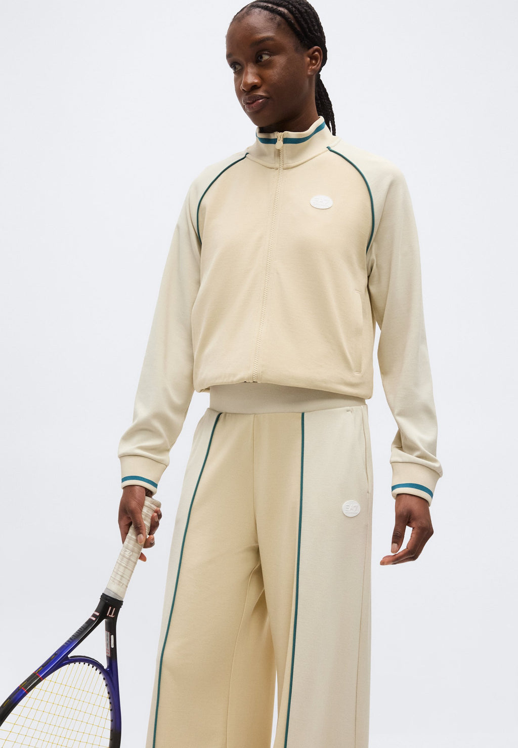 TRAIN SPORTING CLUB PANTS - Tracksuit bottoms - fog