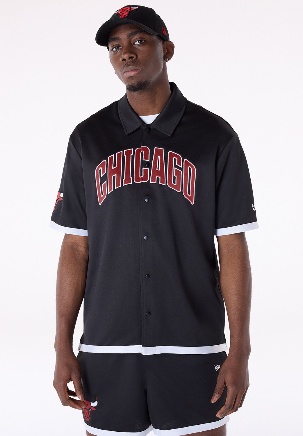 NBA CHICAGO BULLS SNAP BUTTON - Print T-shirt - black