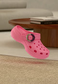 CLASSIC PLATFORM BUCKLE - Mules - pink lemonade