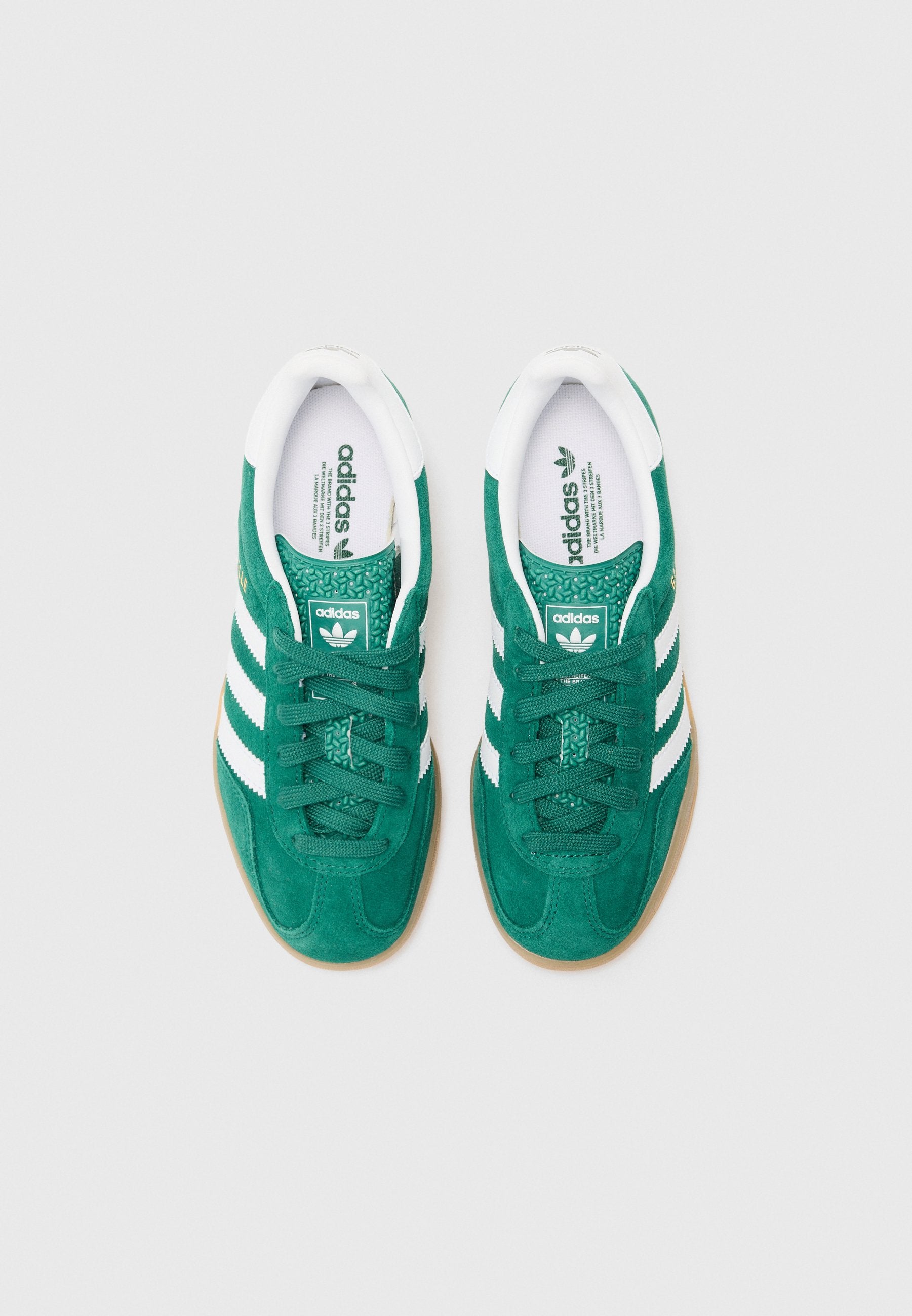 GAZELLE INDOOR J UNISEX - Spor Ayakkabı - kolej yeşili/beyaz
