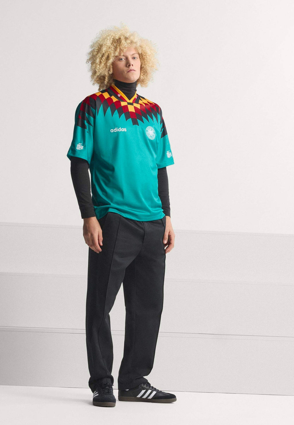 GERMANY AWAY 1994 - National team wear - power green