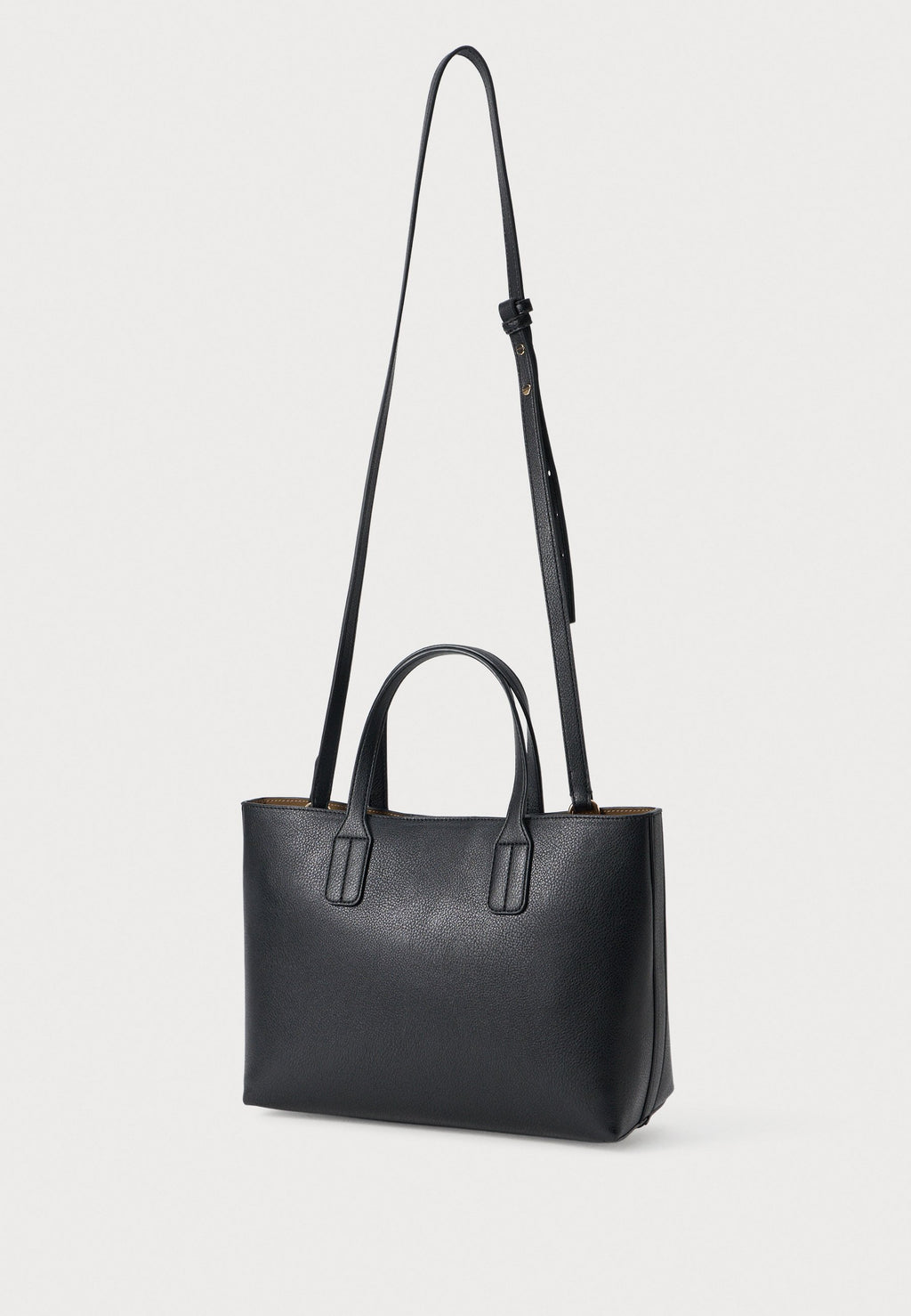 HILFIGER ICON TH MONOGRAM TOTE BAG - Handbag - black