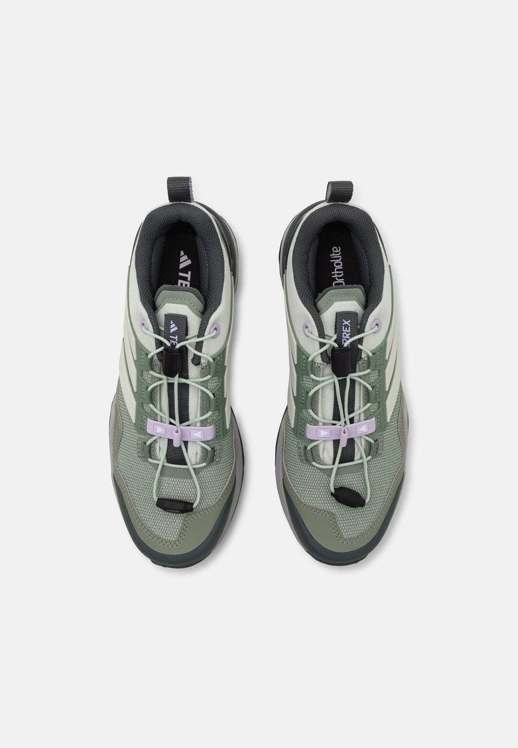 TERREX SKYCHASER - Chaussures de randonnée - vert lin/blanc cassé/silver dawn