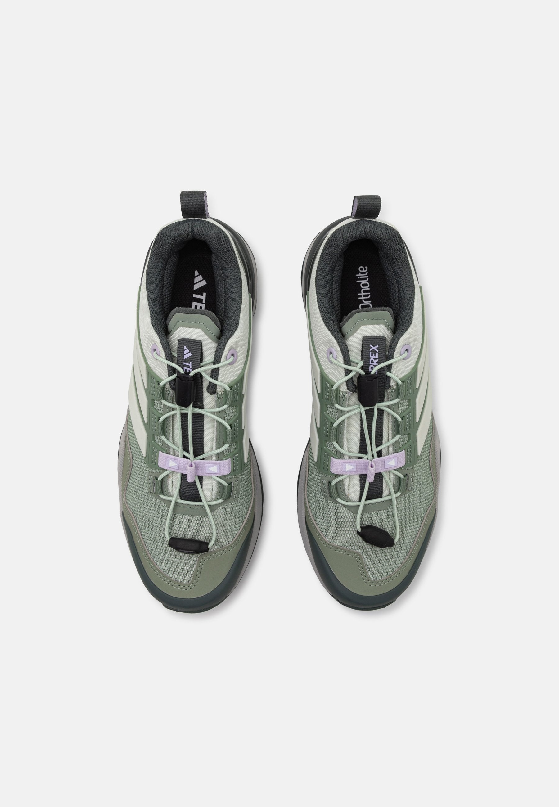 TERREX SKYCHASER - Chaussures de randonnée - vert lin/blanc cassé/silver dawn