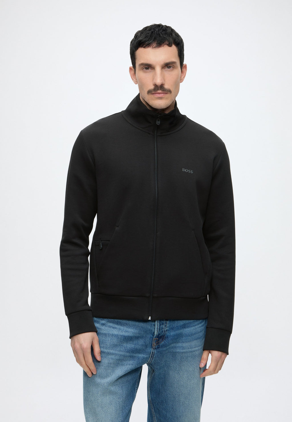 SKAZ - Fermuarlı sweatshirt - siyah