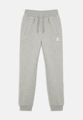 JUNIOR  - Tracksuit bottoms - medium grey heather/white
