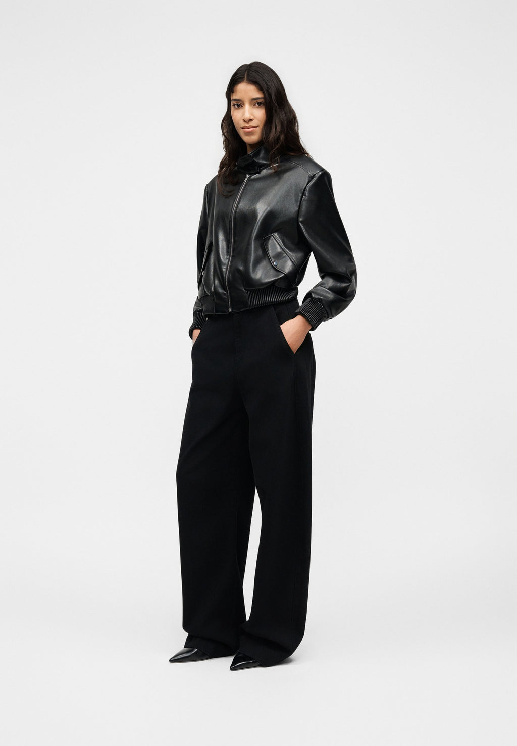 SEASONAL BARREL - Wide Leg - charcol