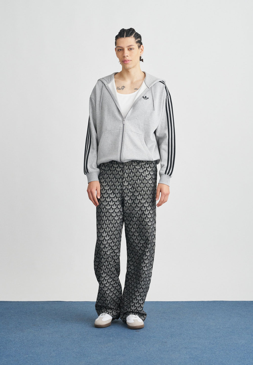 MONOGRAM PANT - Relaxed fit jeans - black