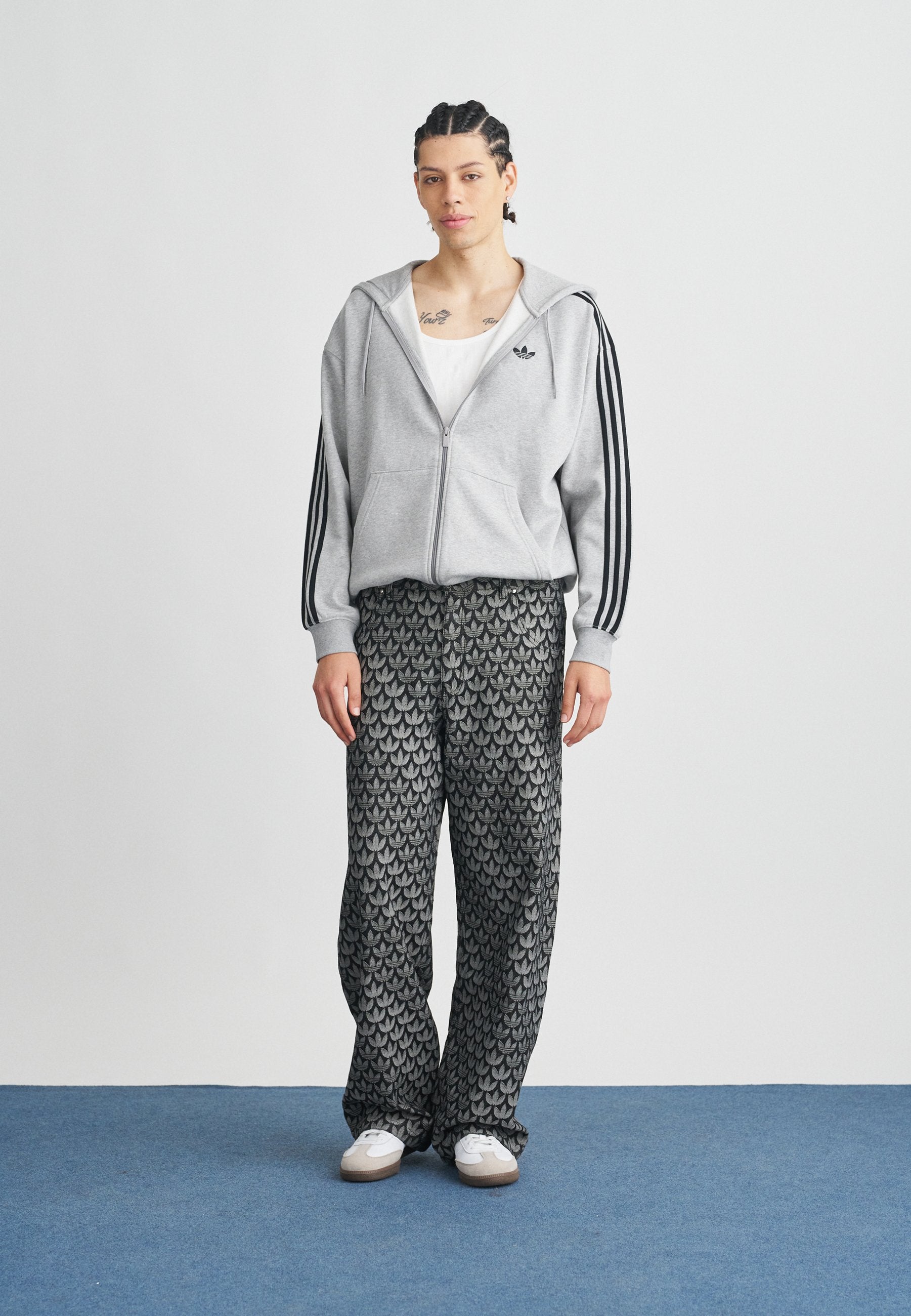 MONOGRAM PANT - Relaxed fit jeans - black