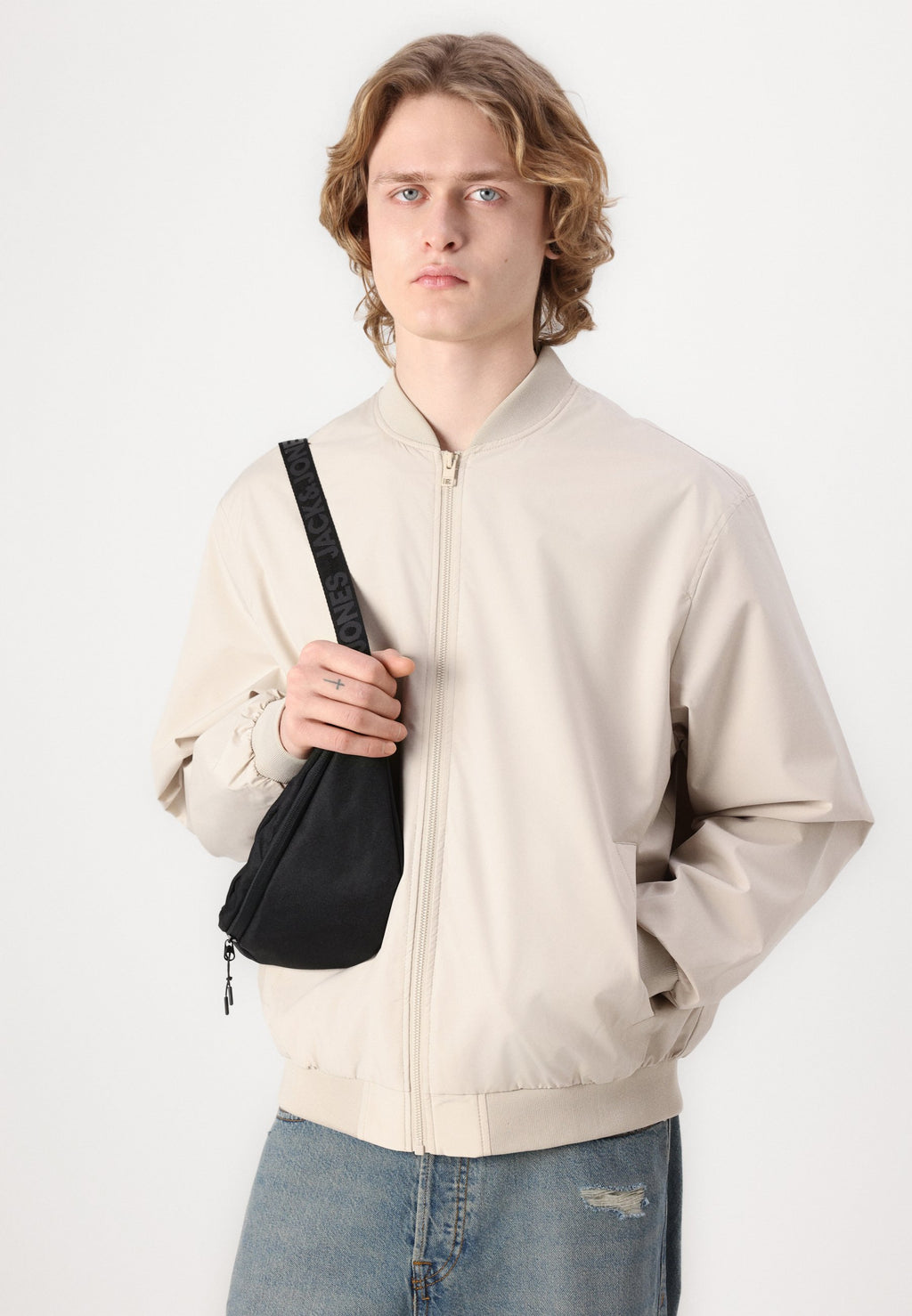 JJECHARGE BOMBER JACKET NOOS - Bomber Jacket - moonbeam