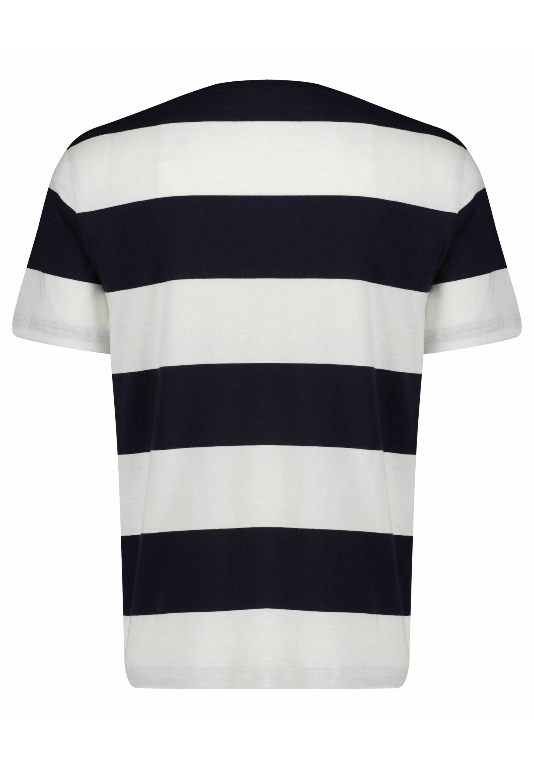 BAR STRIPE SS T-SHIRT - Print T-shirt - offwhite