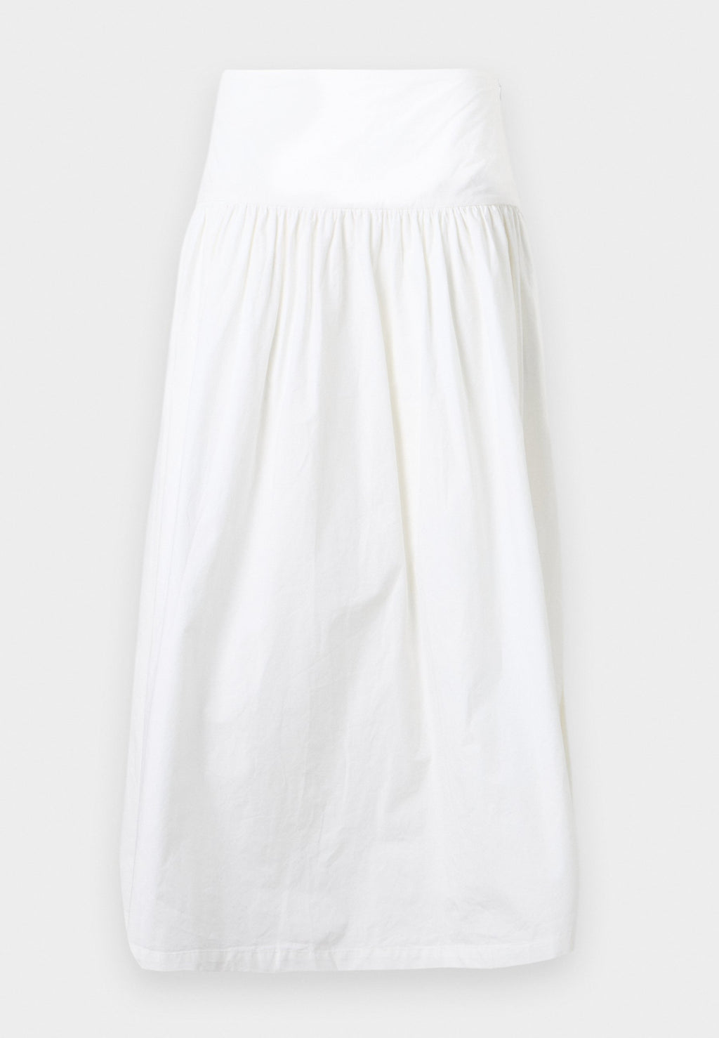 DROPWAIST - Maxi skirt - optic white
