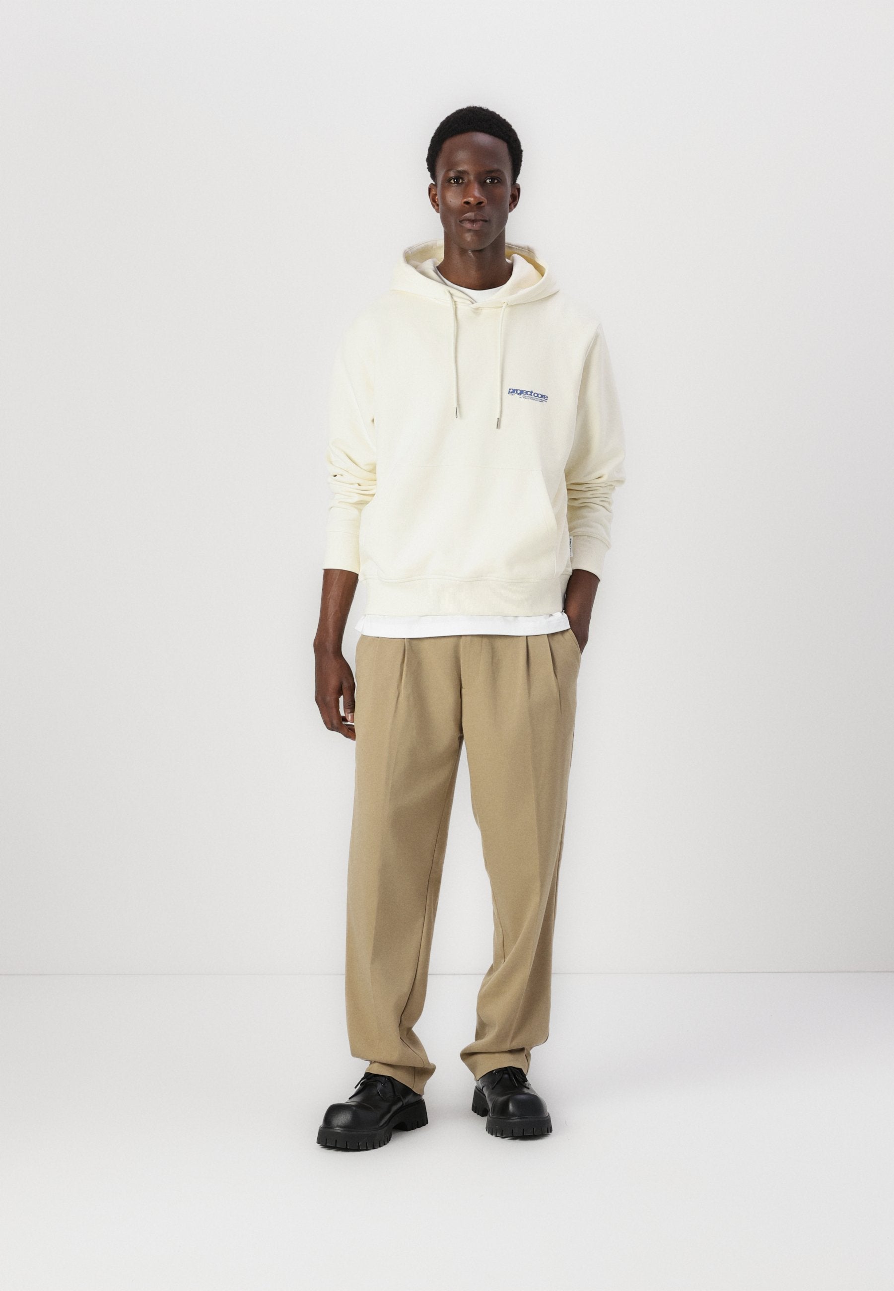 Backprintet - Hoodie - sweet corn