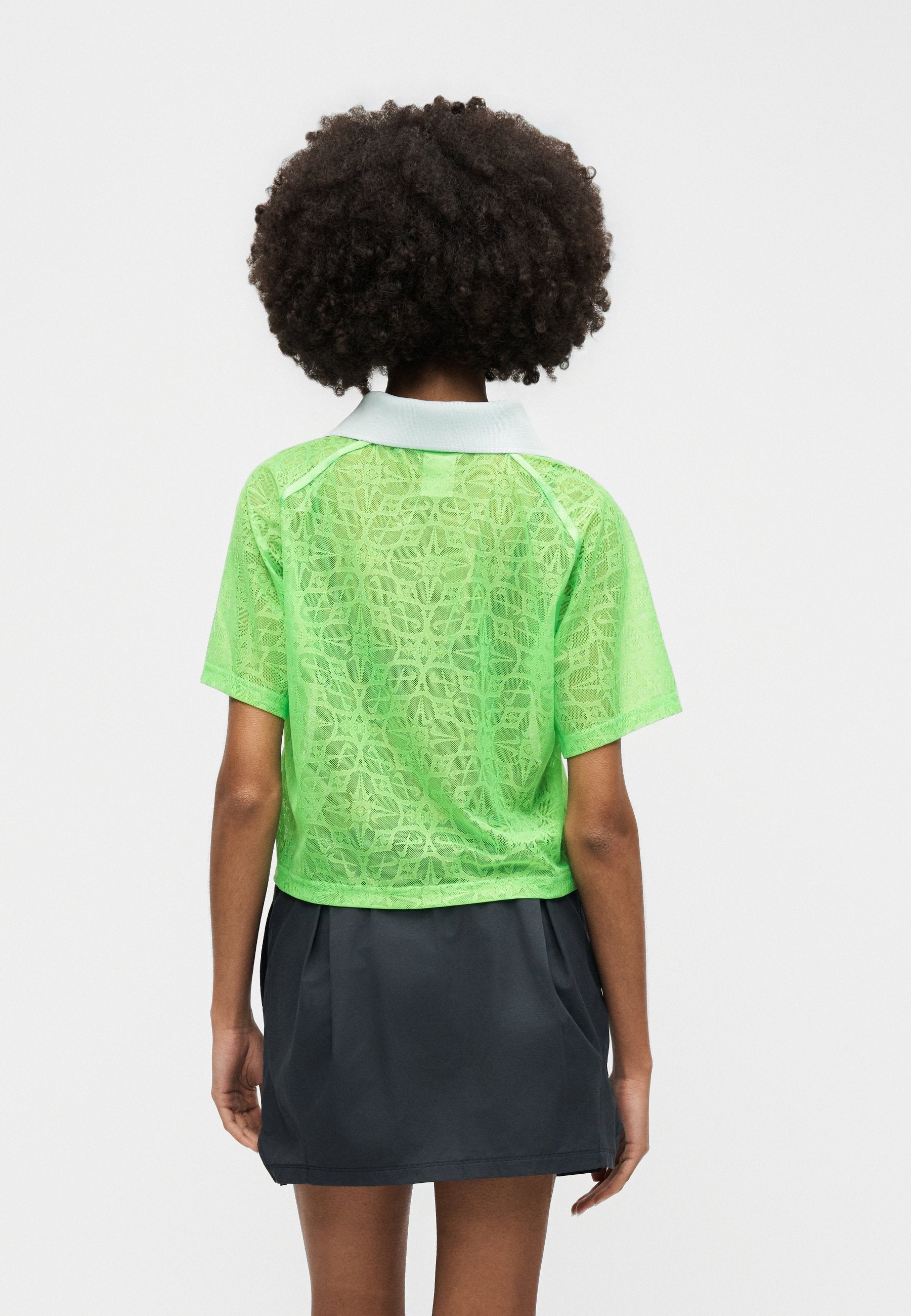 STREET  - Polo shirt - green strike/pure platinum/black
