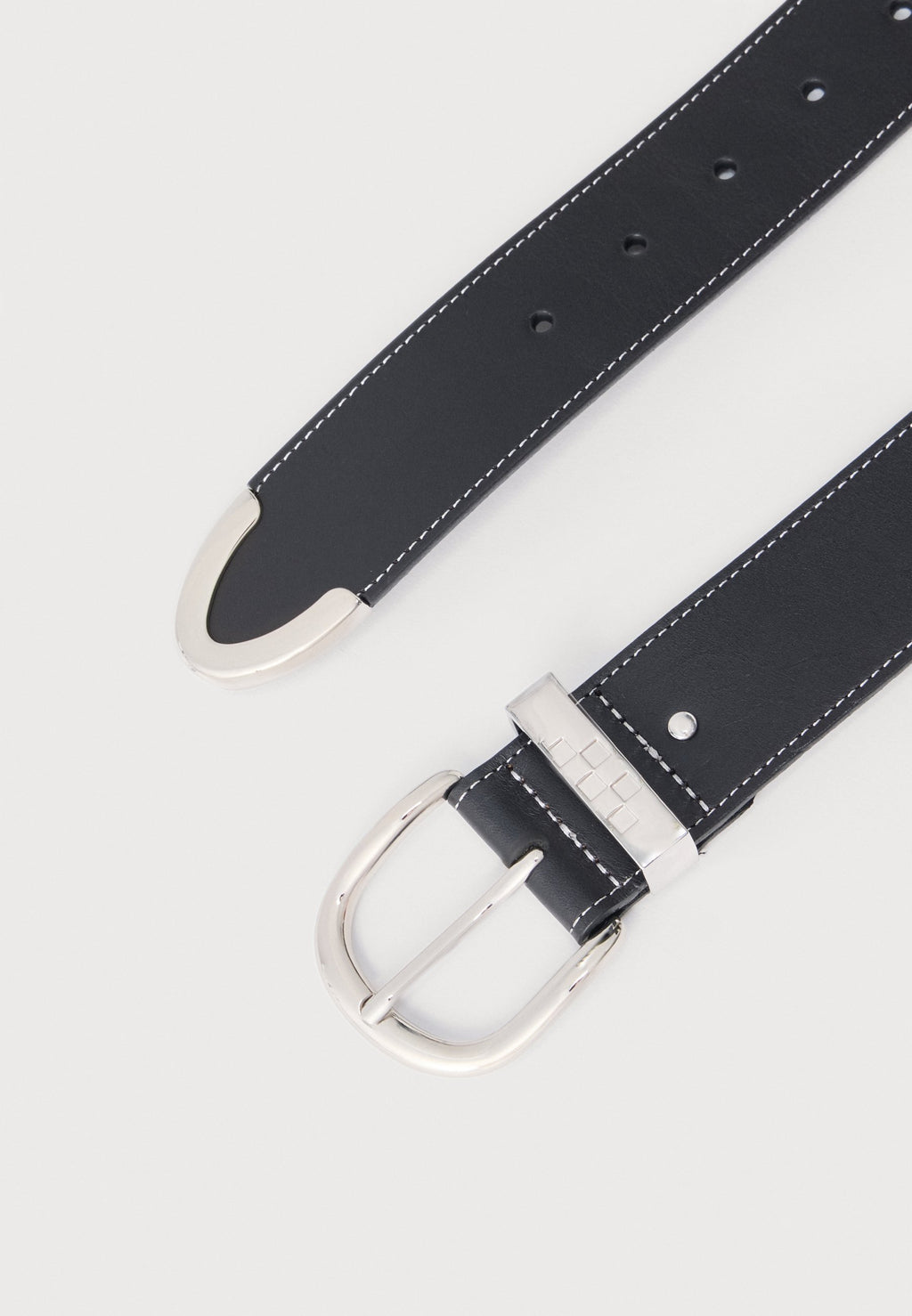 STUDDED UNISEX - Belt - black