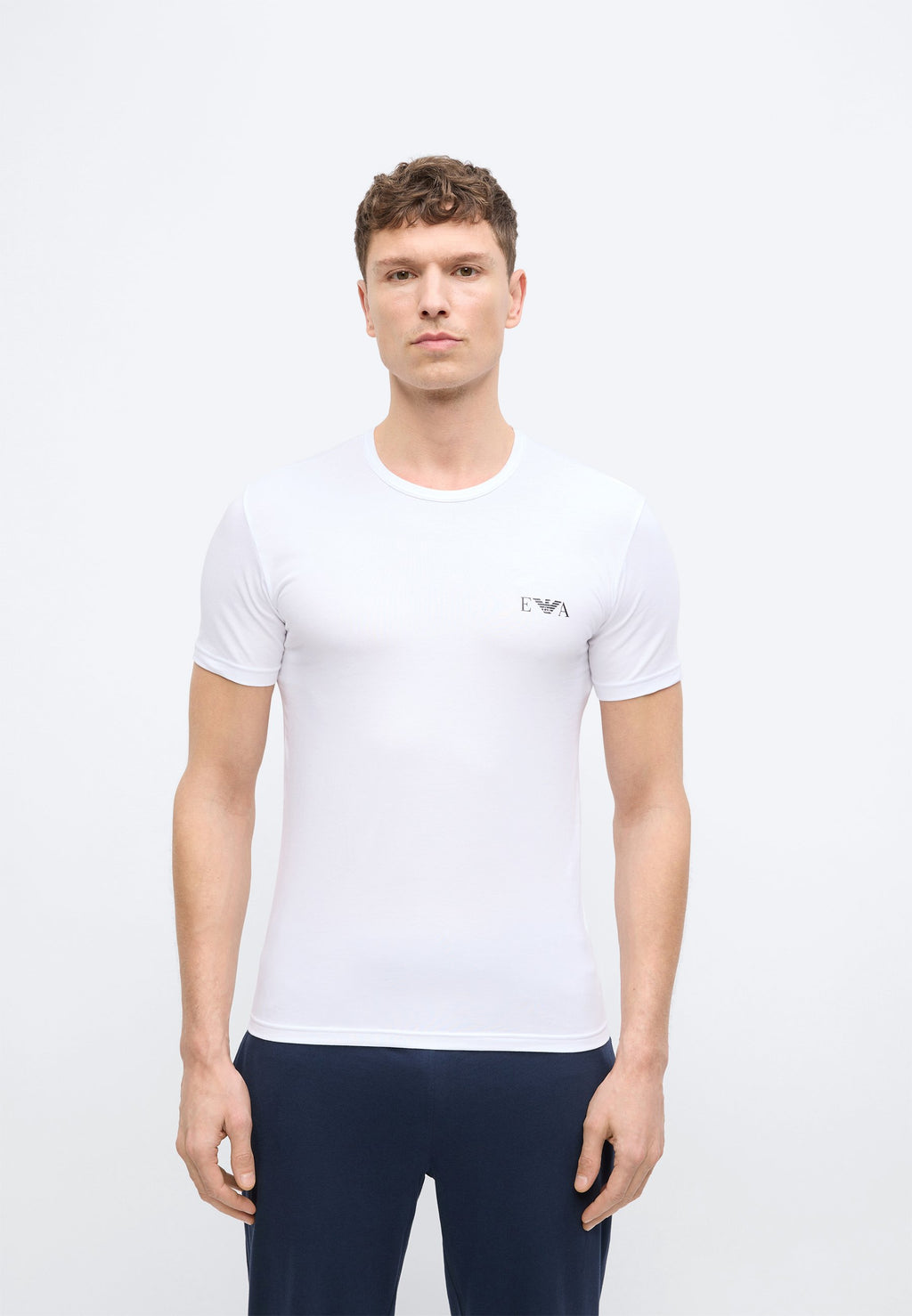 PARTE ALTA CREW NECK 2 PACK - Undershirt - blue/white